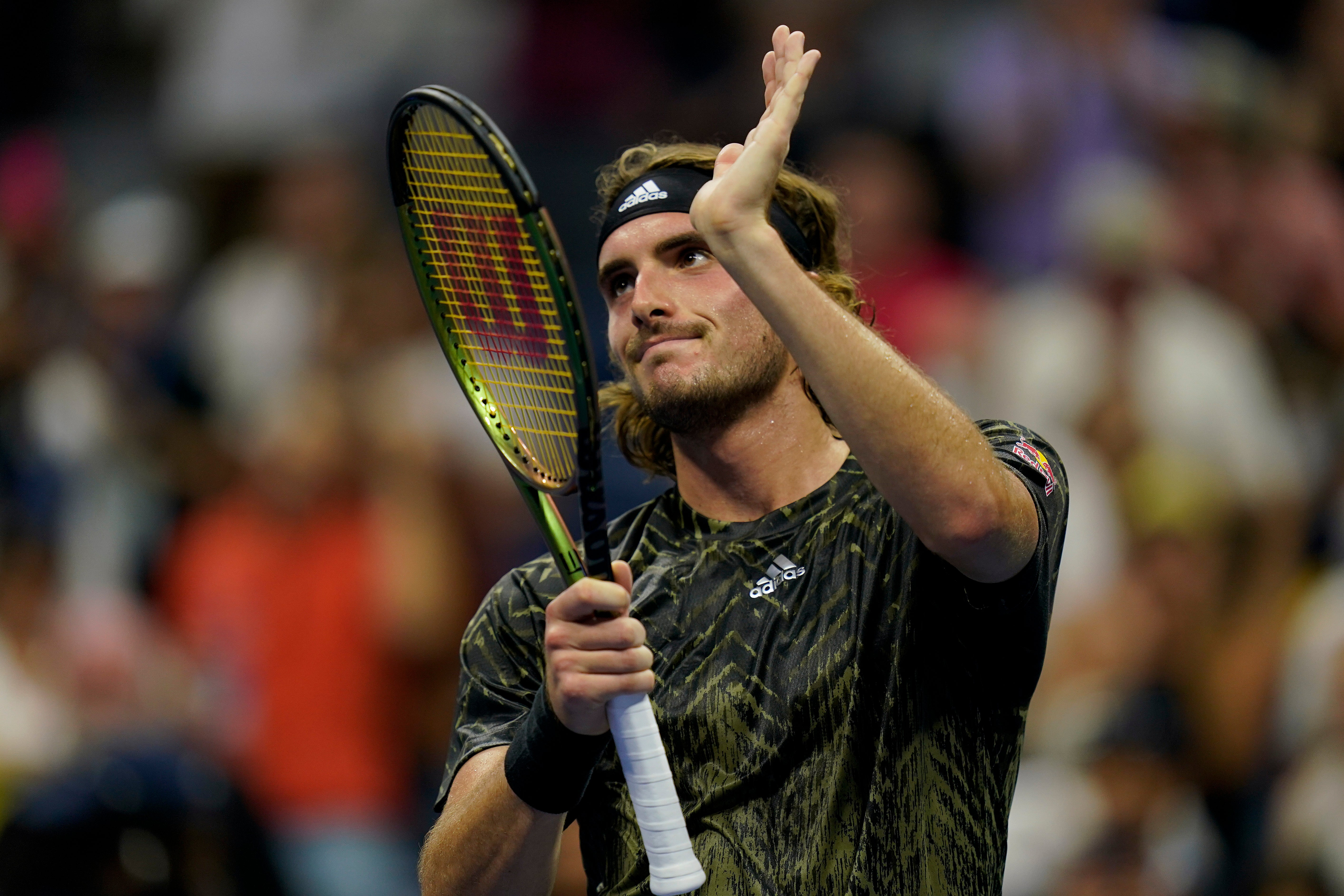 Stefanos Tsitsipas beat Andy Murray (Seth Wenig/AP)