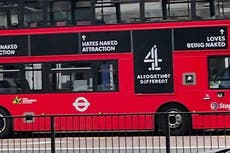 ‘Intrusive and potentially reckless’: Channel 4 bus adverts to be removed after backlash