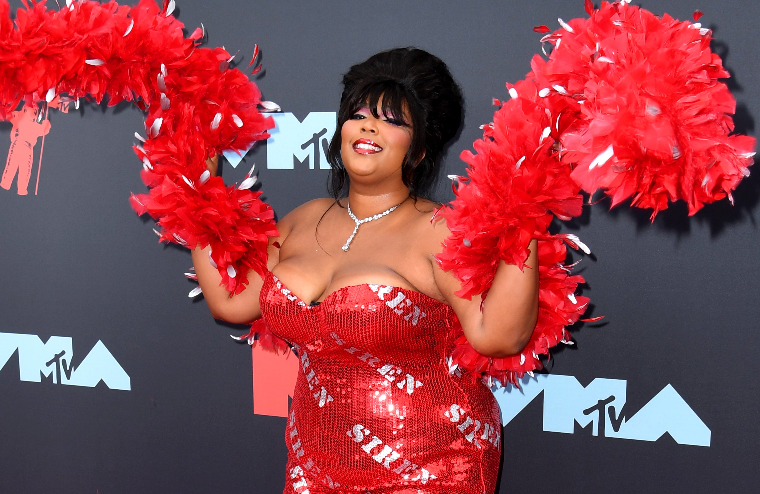 Lizzo at the MTV VMAs 2019 (PA)