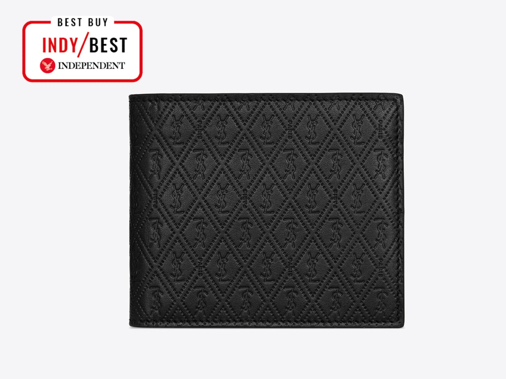 Saint Laurent embossed monogramme wallet indybest