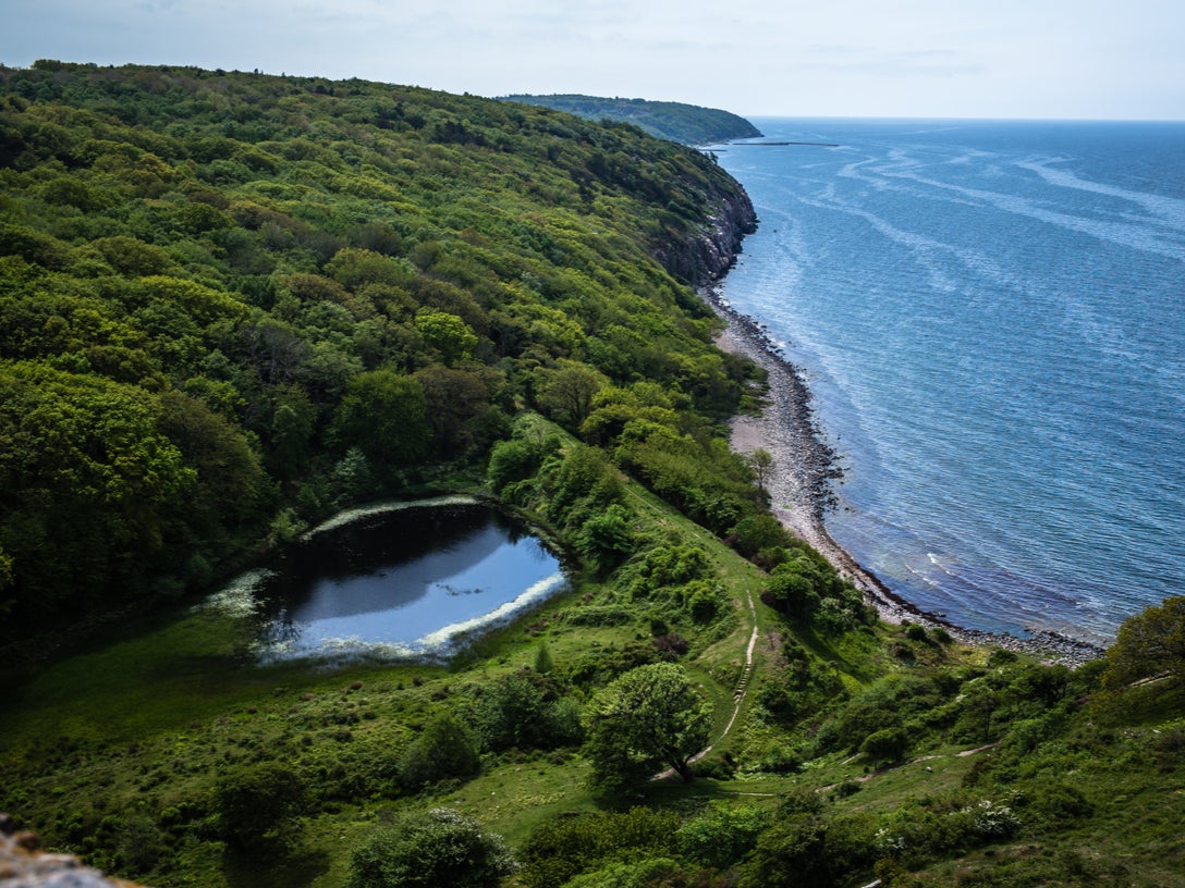 The northern coast line of Bornholm