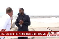 Hurricane Ida: Police issue arrest warrant for man who accosted MSNBC reporter on live TV