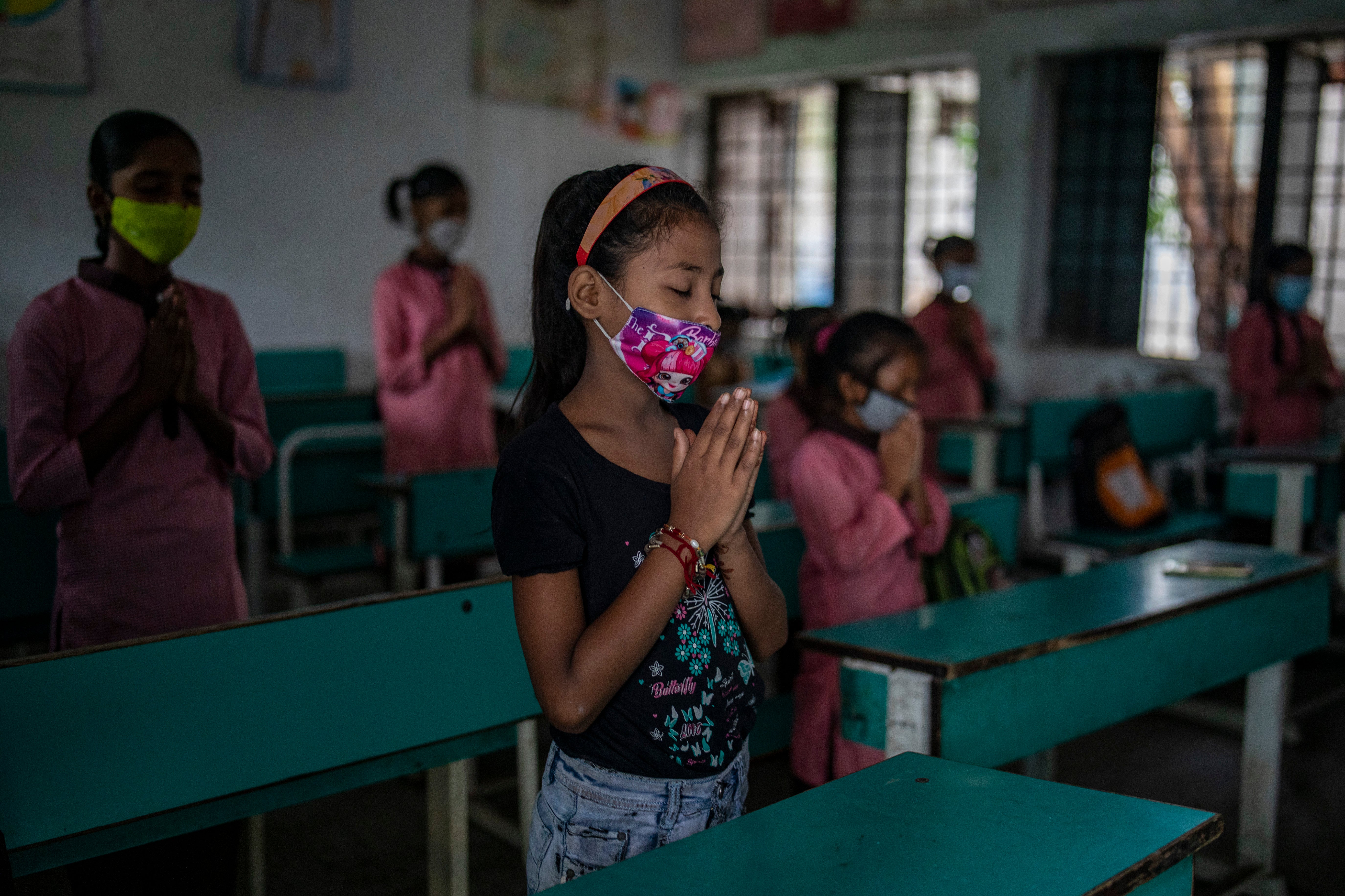 Virus Outbreak India Schools