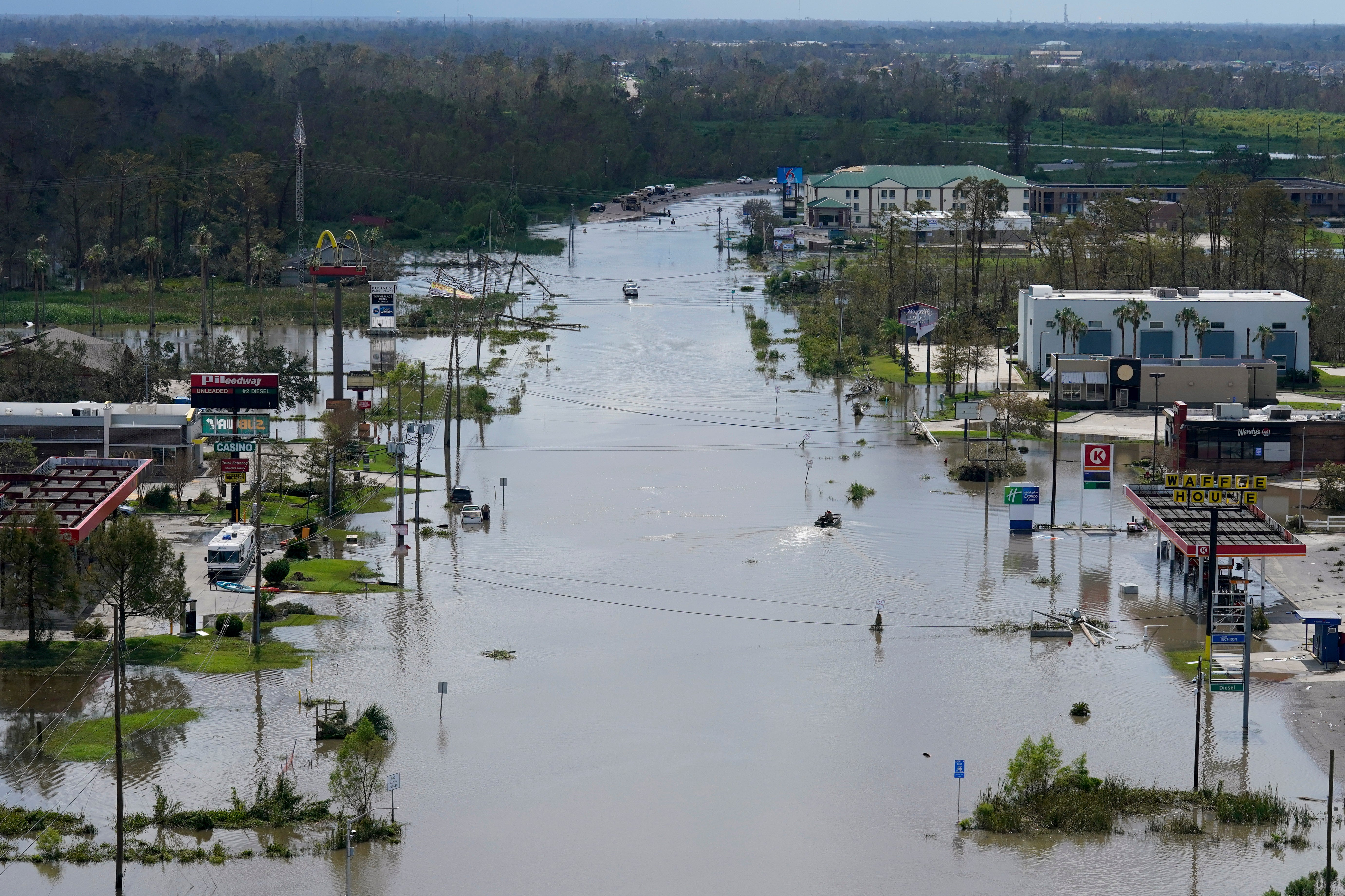 Hurricane Ida is the fifth strongest storm ever recorded on the US mainland