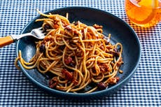 Try canned clams and olives to give your quick pasta a briny punch