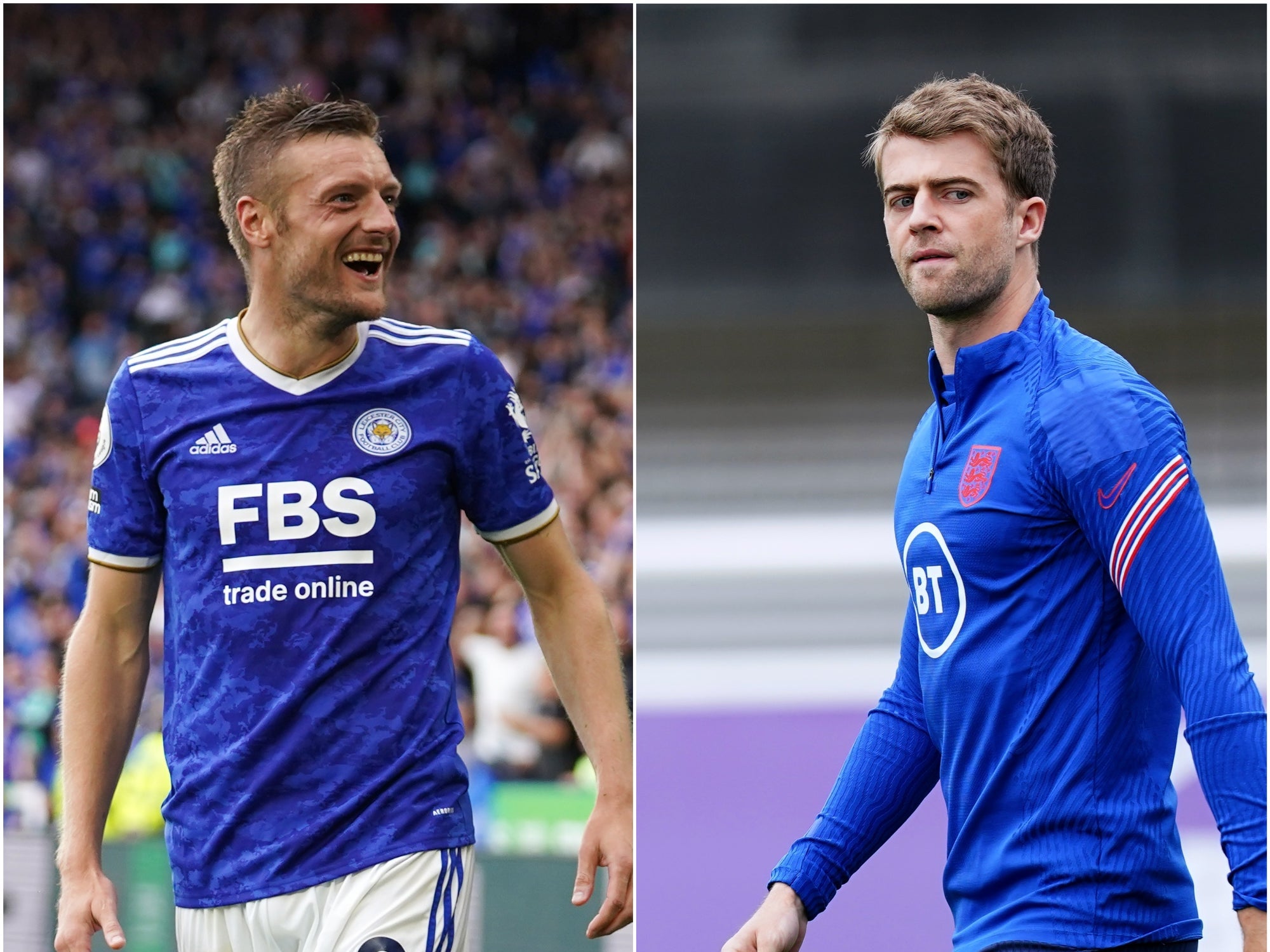 Jamie Vardy (left) and Patrick Bamford (Nick Potts/Mike Egerton/PA)