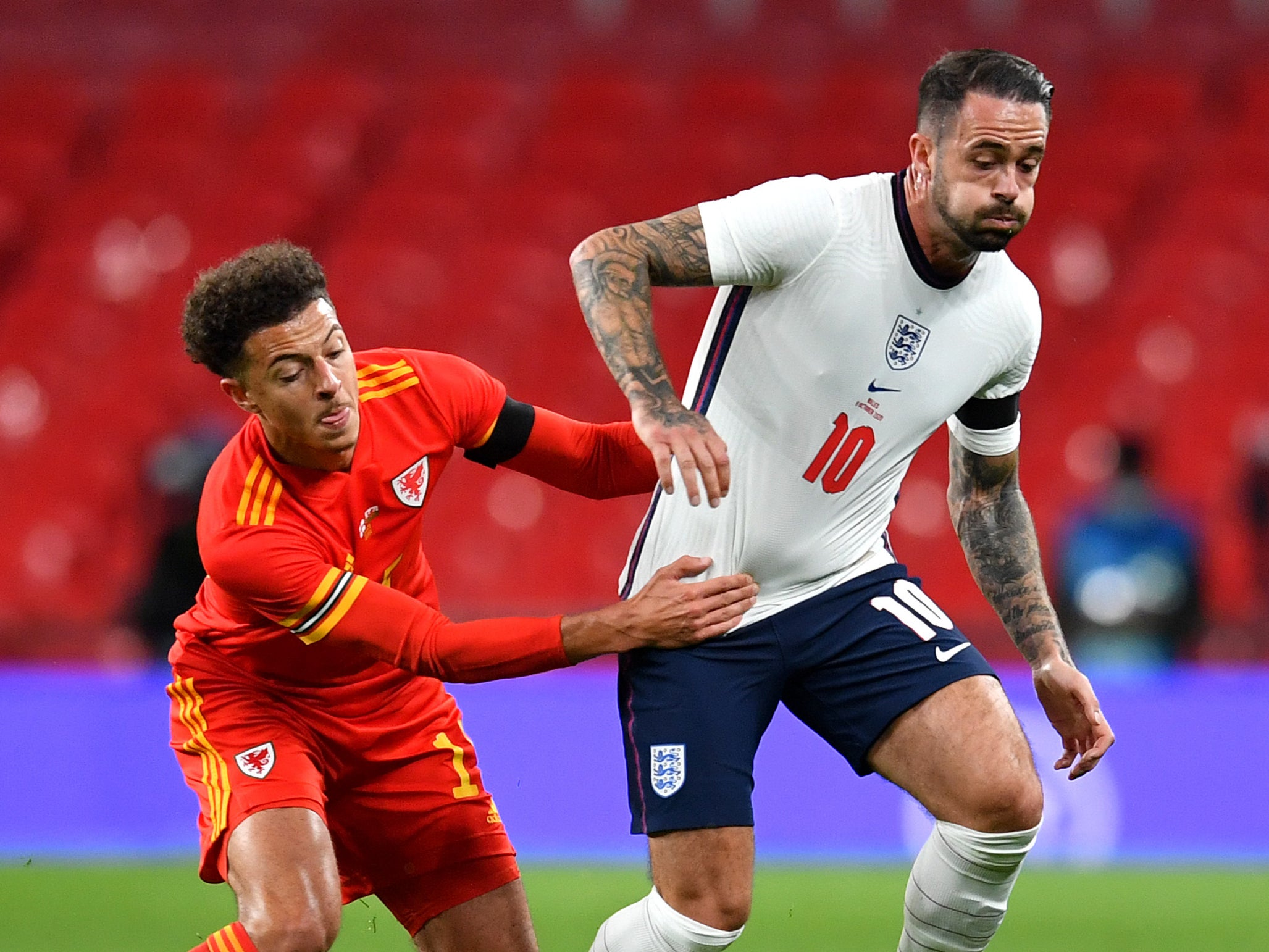 England striker Danny Ings