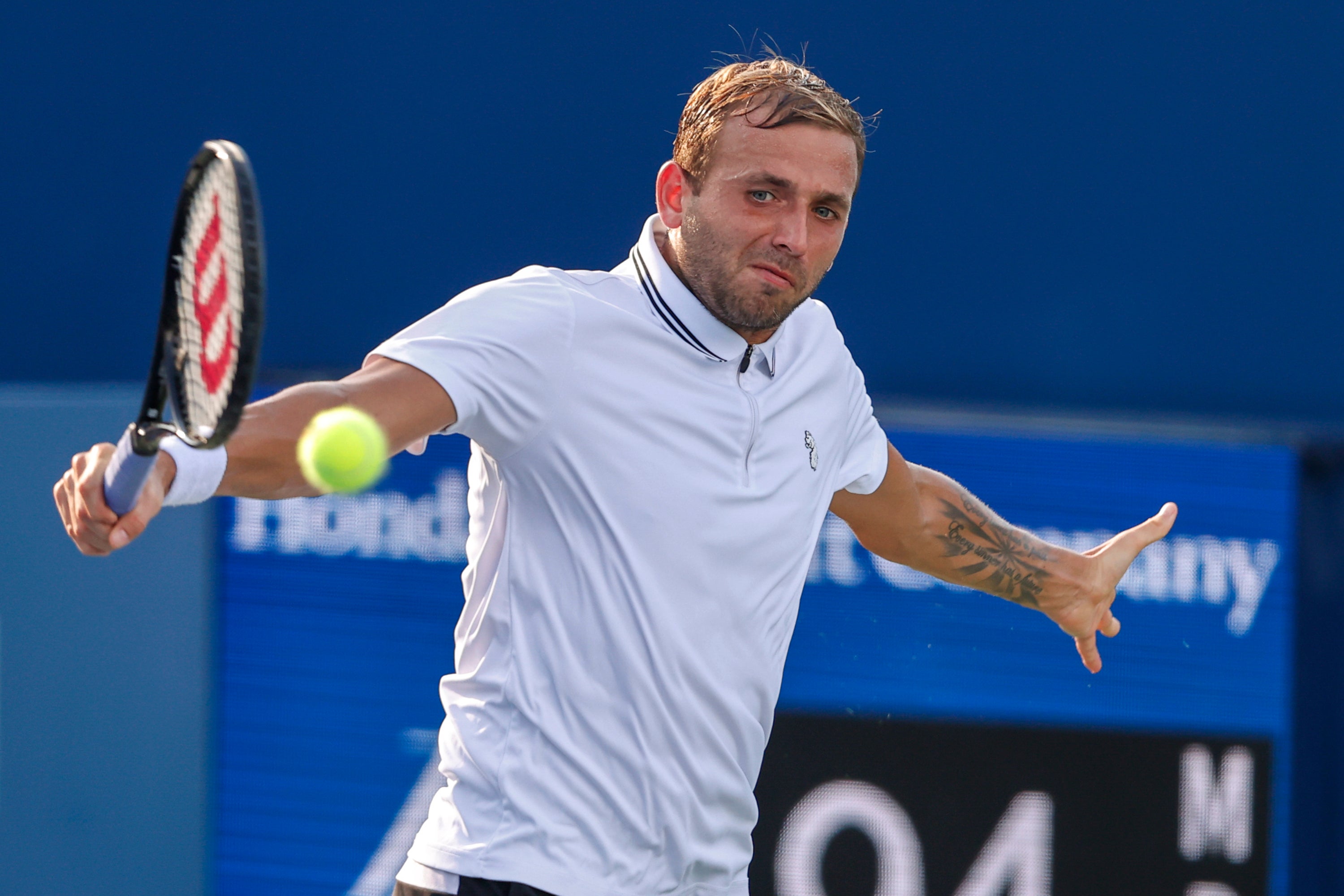 Dan Evans reached the third round of the US Open (Nell Redmond/AP)