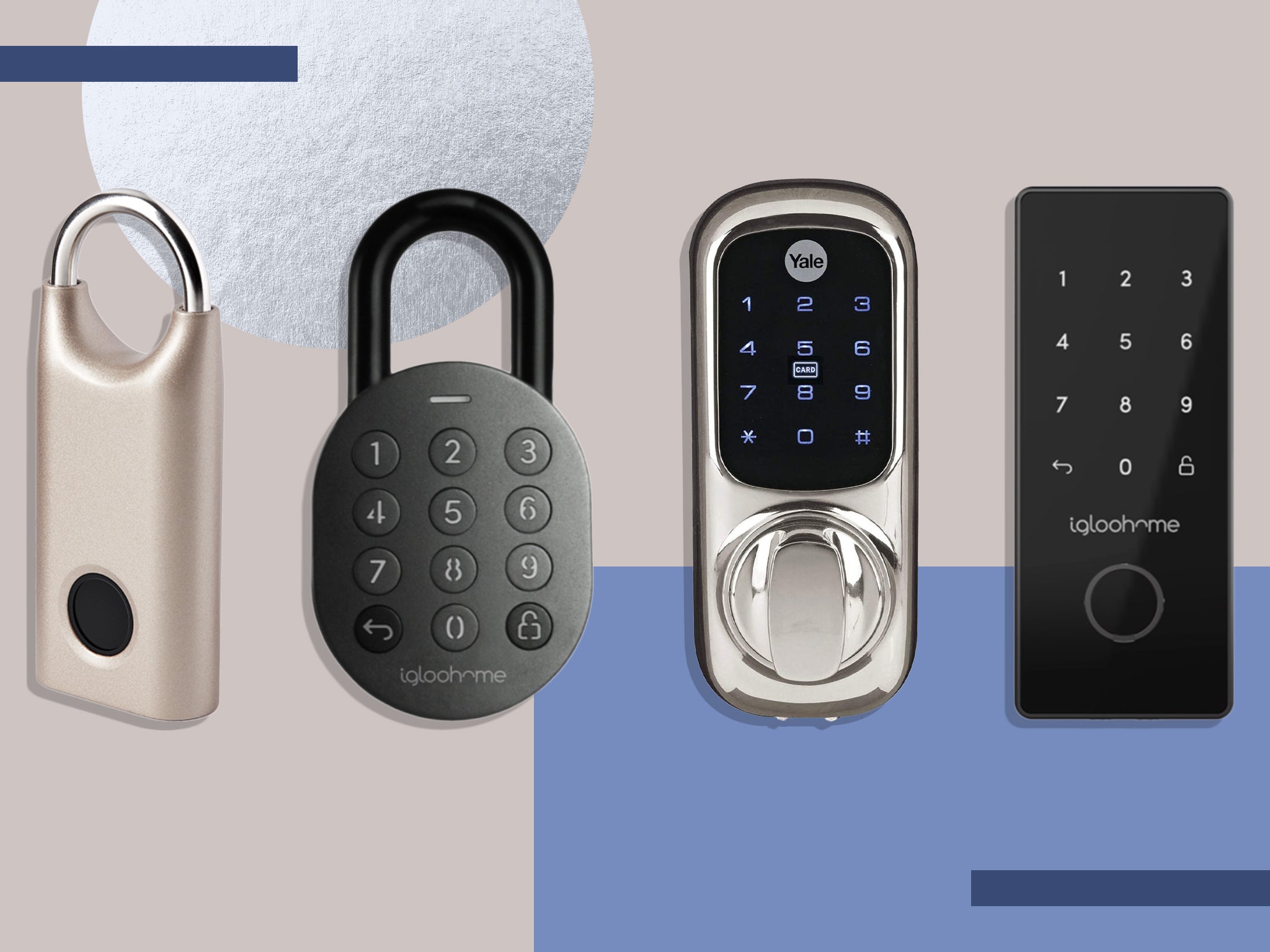 We tested these locks on outdoor doors, containers and sheds, and secured them with the biometric systems and smartphone apps