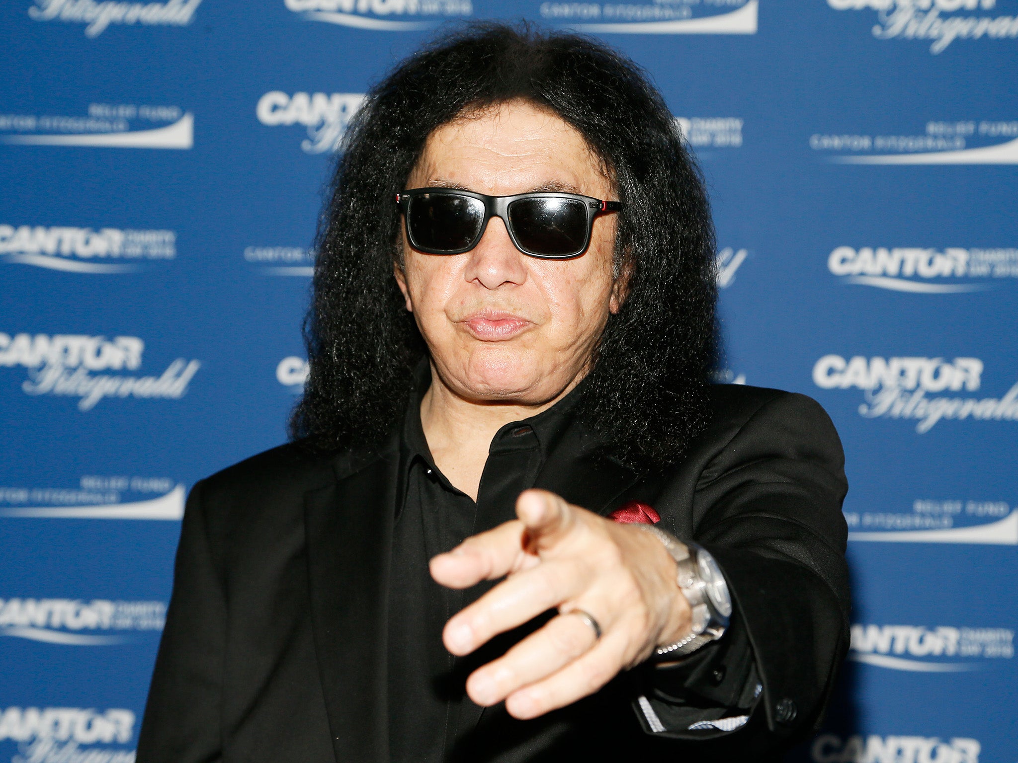 Gene Simmons, sans make-up, in 2018