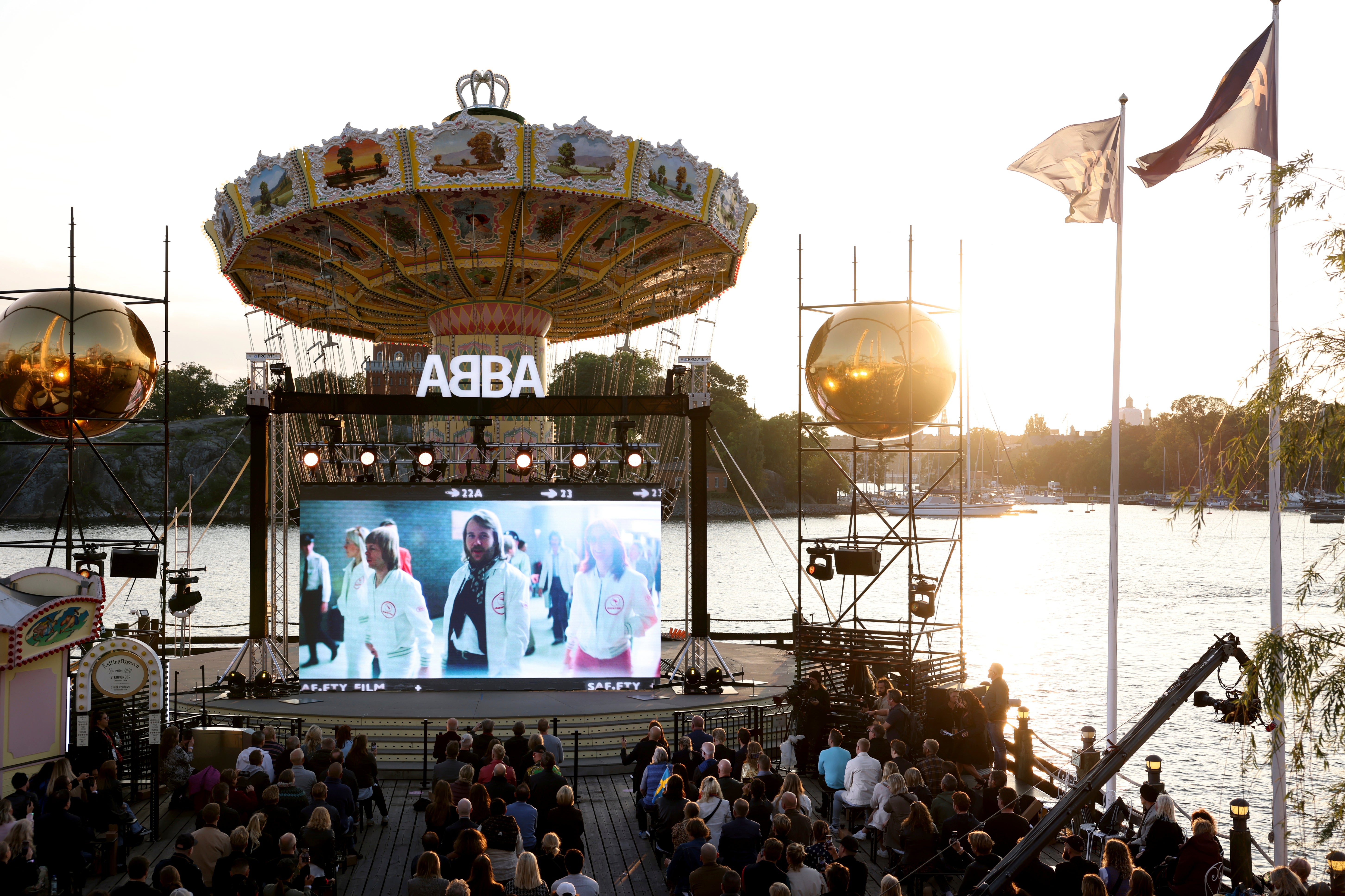 Grona Lund hosted ABBA Voyage in 2021