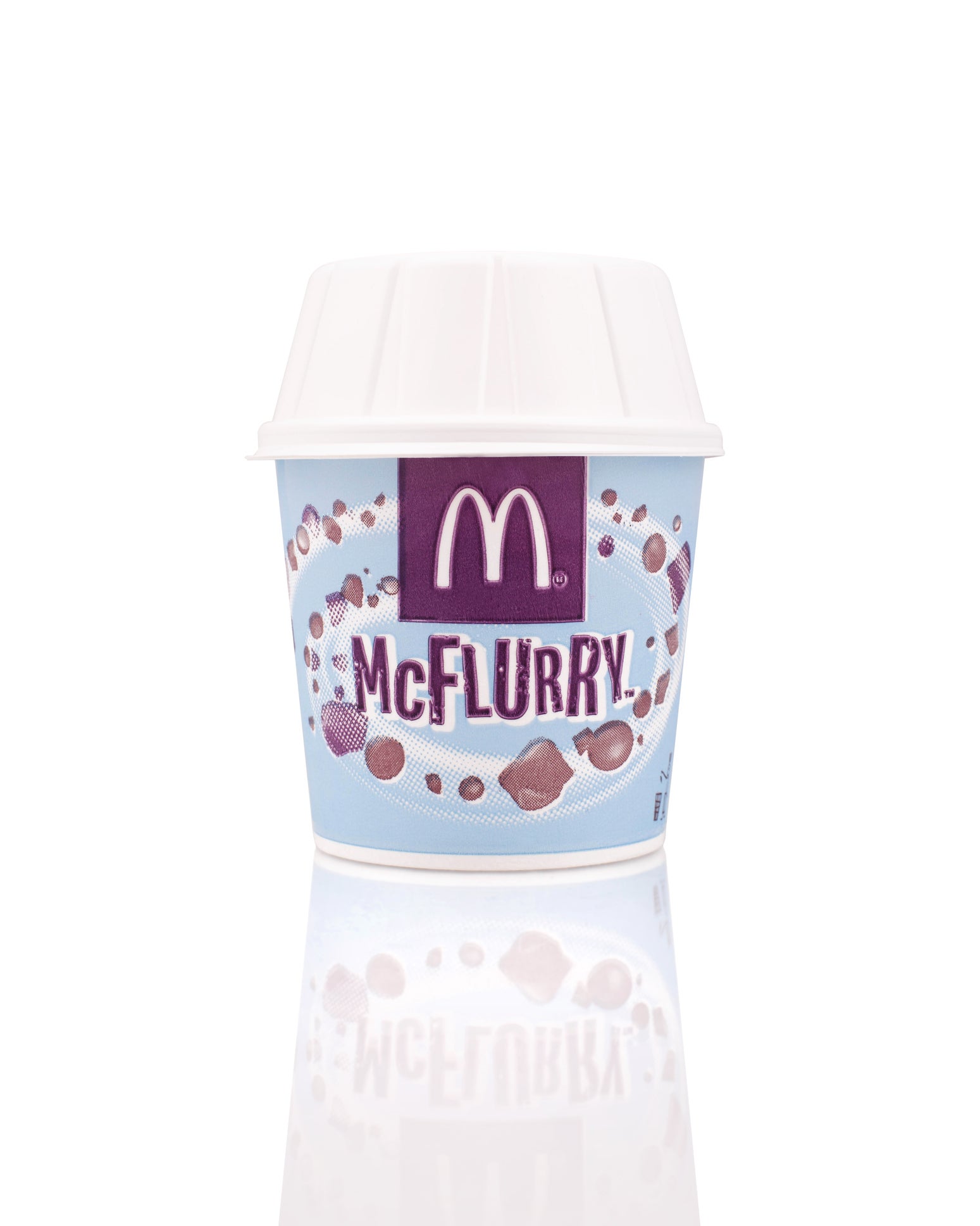 A McFlurry is a combination of ice cream and a variety of candy or cookies