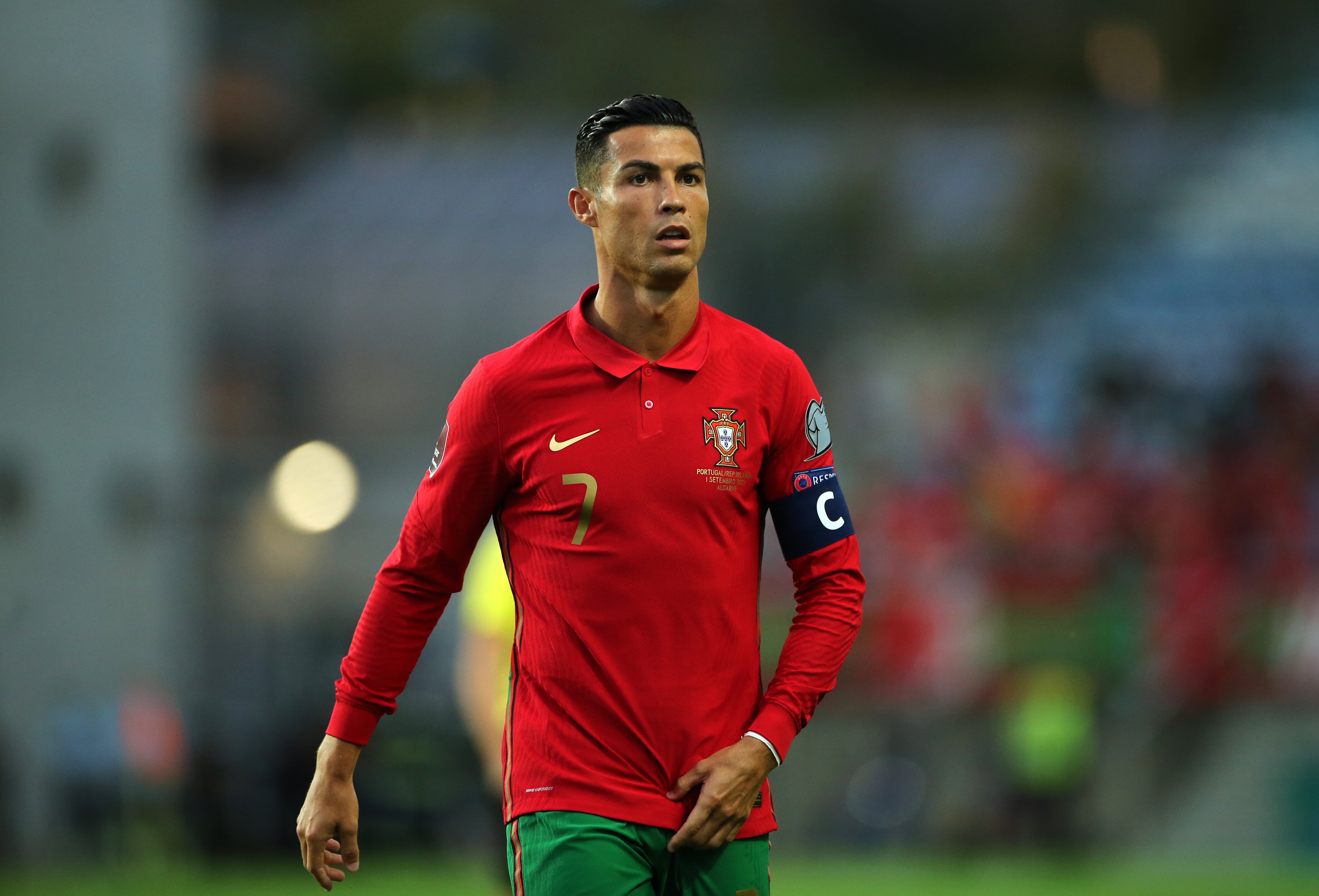 Portugal captain Cristiano Ronaldo will wear the number seven shirt again for Manchester United (Isabel Infantes/PA)