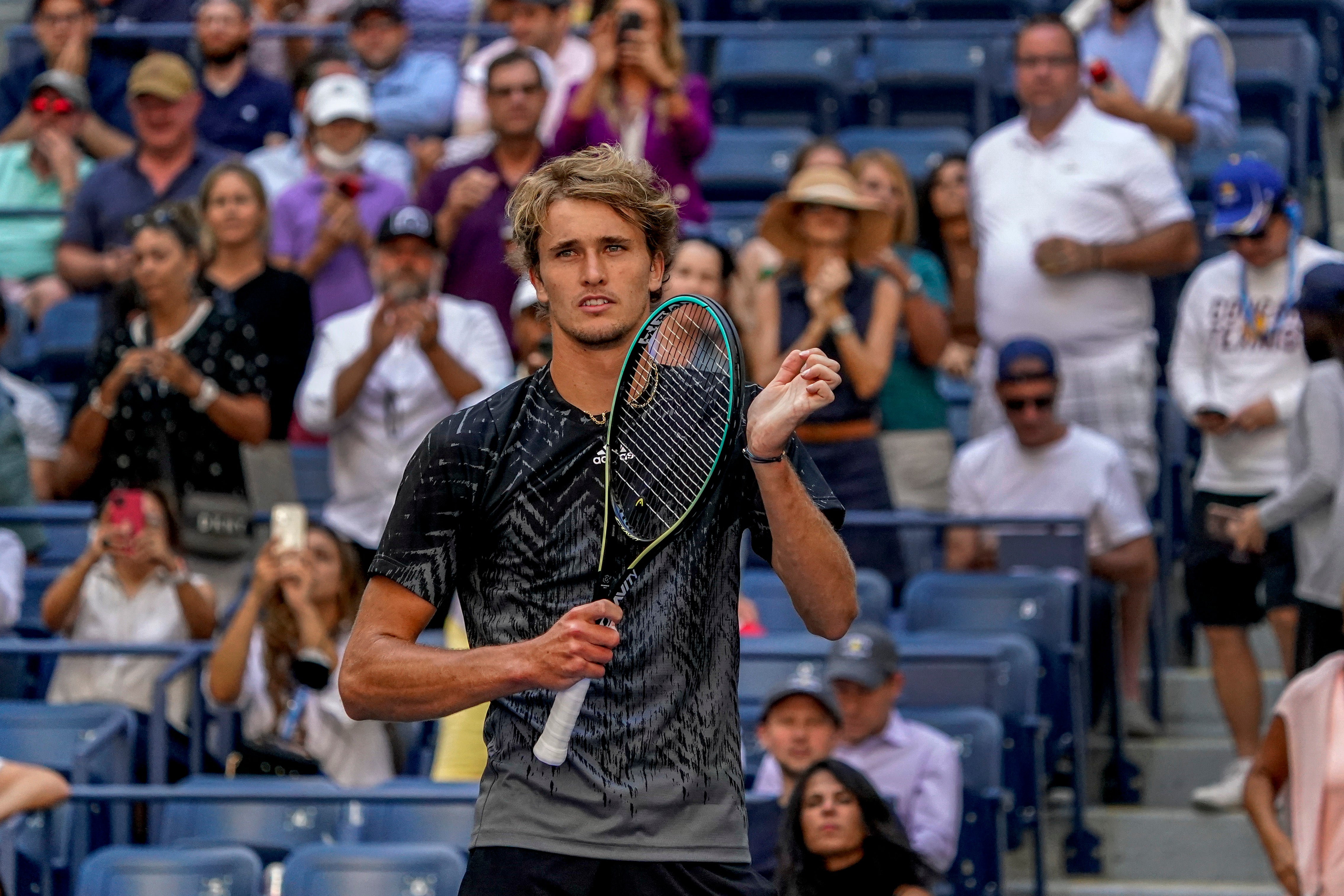 Alexander Zverev raced past Albert Ramos-Vinolas (Elise Amendola/AP)