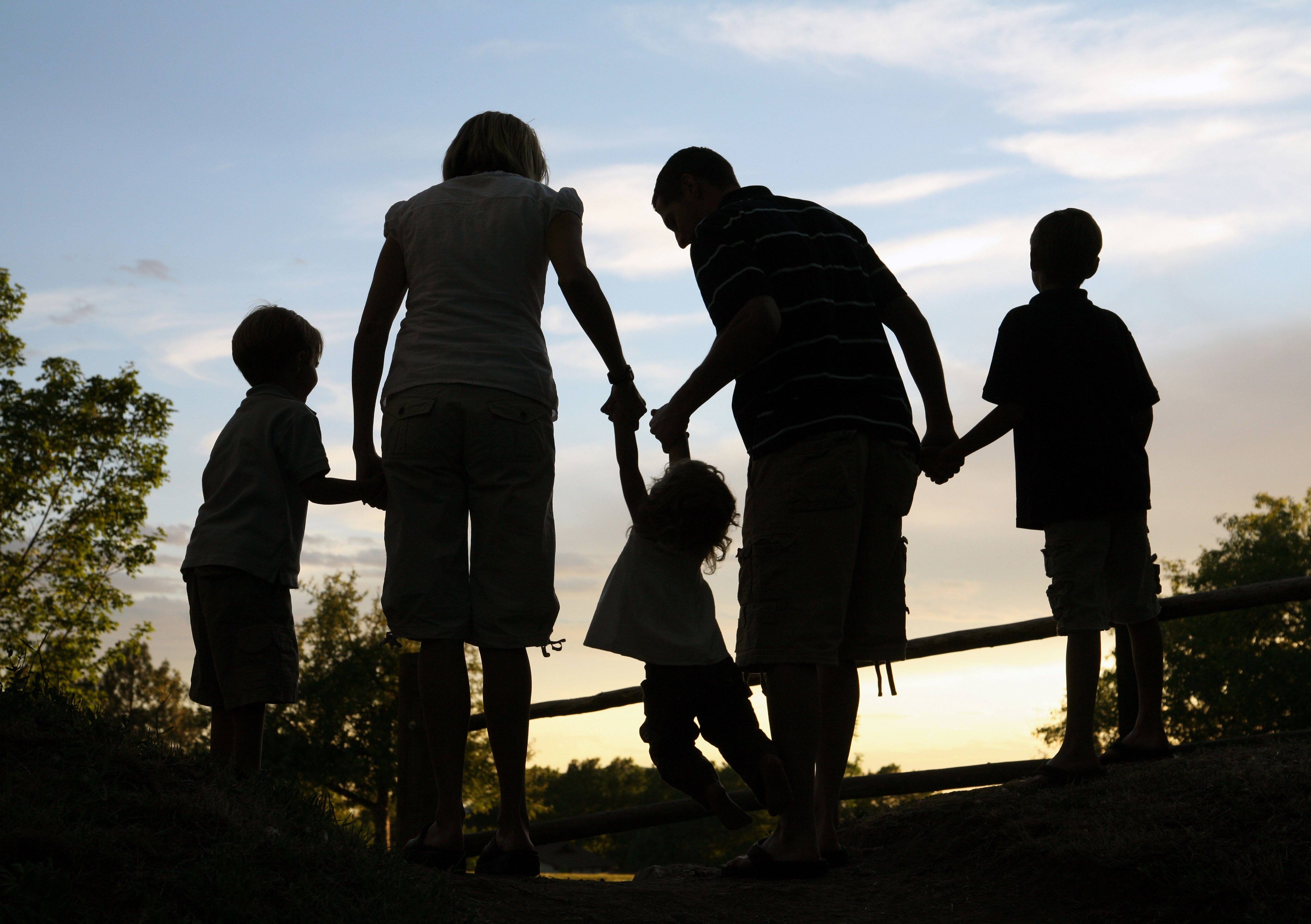 Modern families are often blended (Alamy/PA)