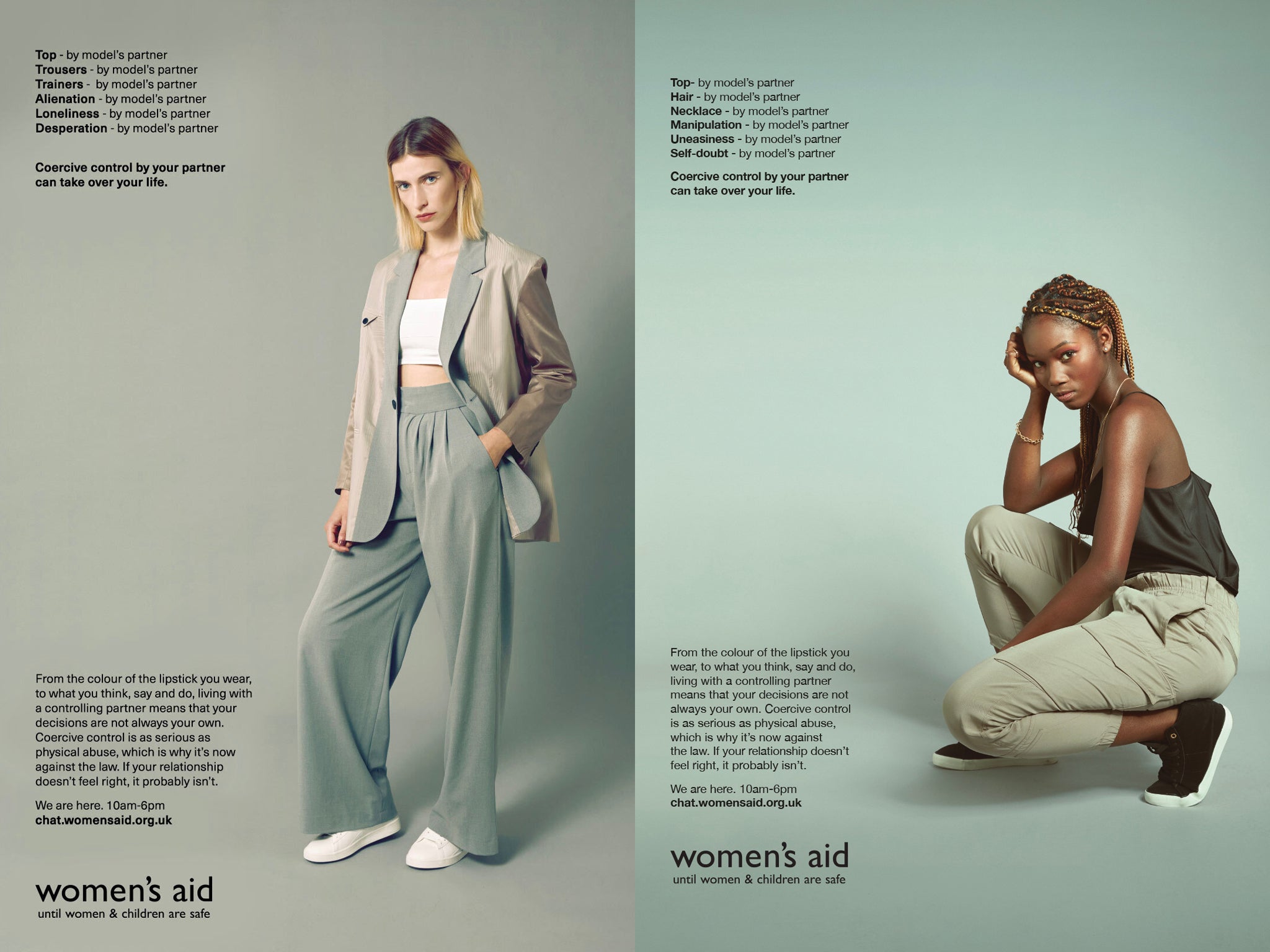 ‘Not Model’s Own’ campaign by Women’s Aid