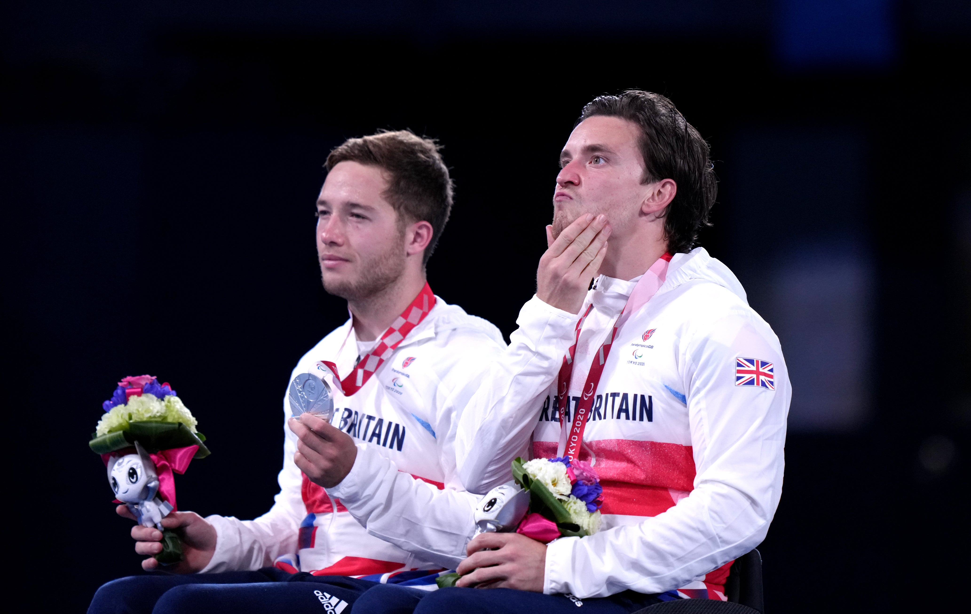 Great Britain’s Gordon Reid, right, and Alfie Hewitt suffered heartache in Tokyo (Tim Goode/PA)