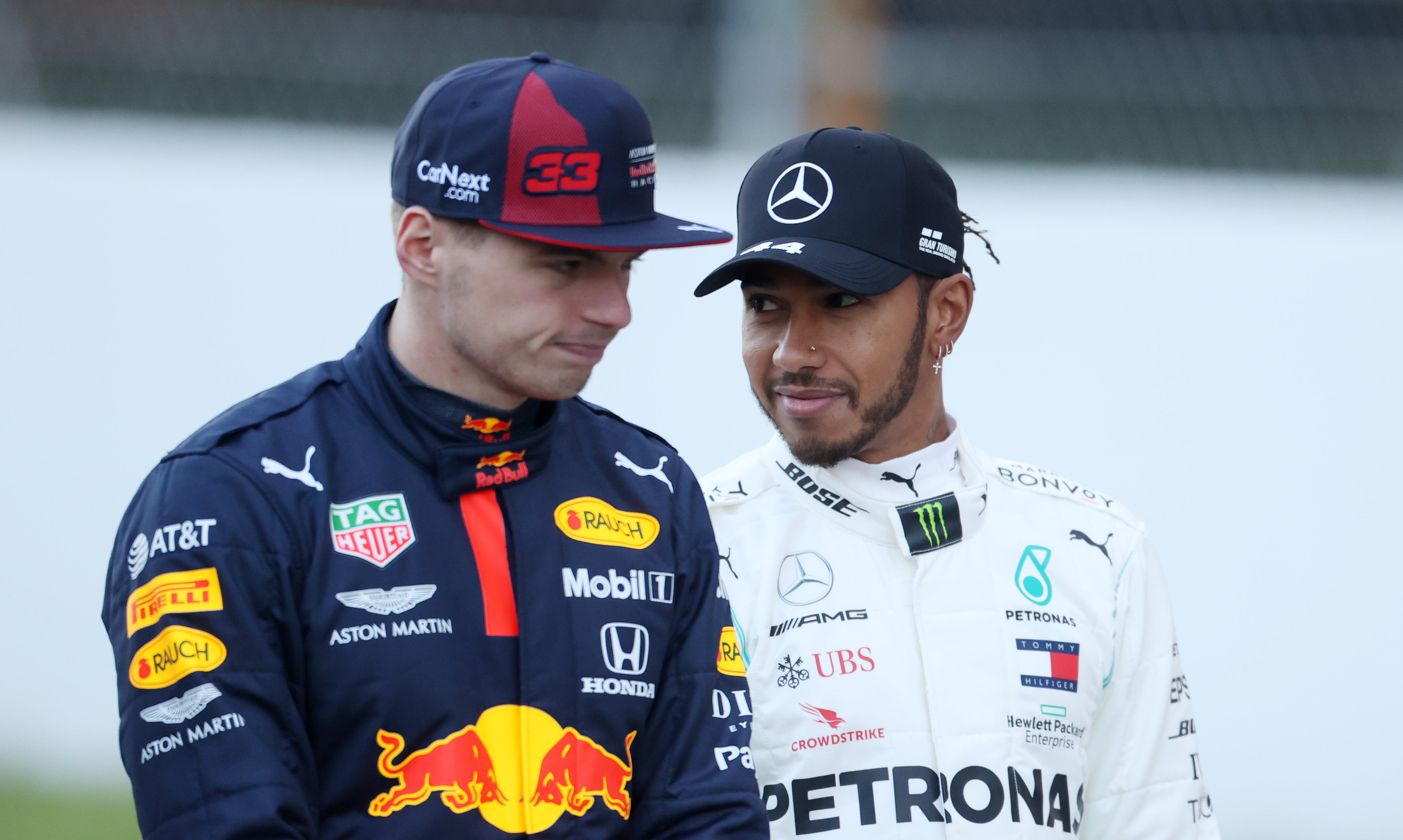 Lewis Hamilton and Max Verstappen are battling for the F1 title (David Davies/PA)