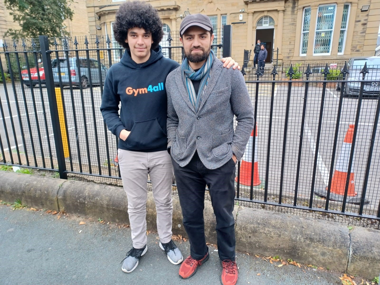 Syrian refugee Ahmed Al Shaban and mentor Dr Sohail Ahmed