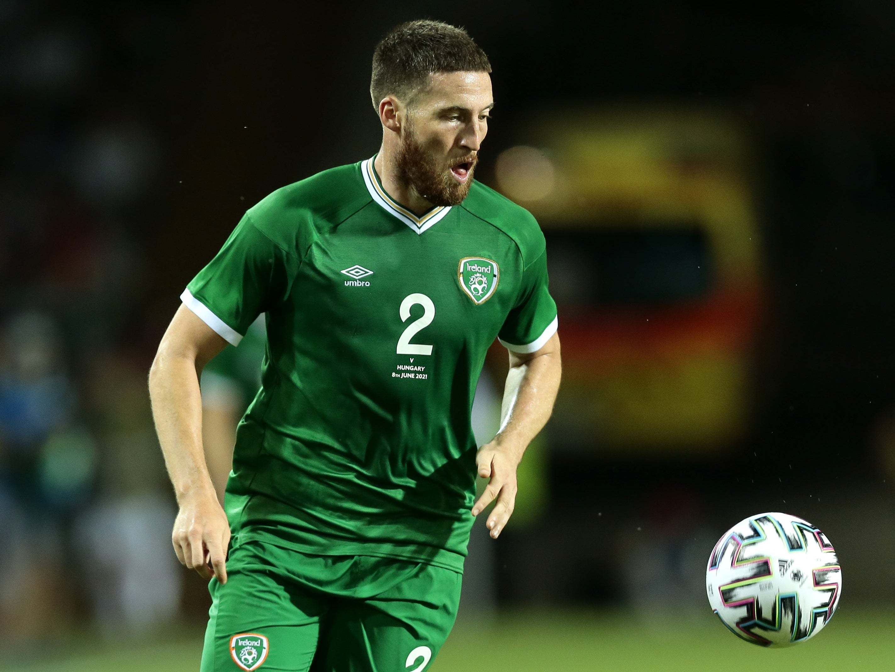 Republic of Ireland defender Matt Doherty is targeting a first Group A victory against Azerbaijan (Trenka Attila/PA)