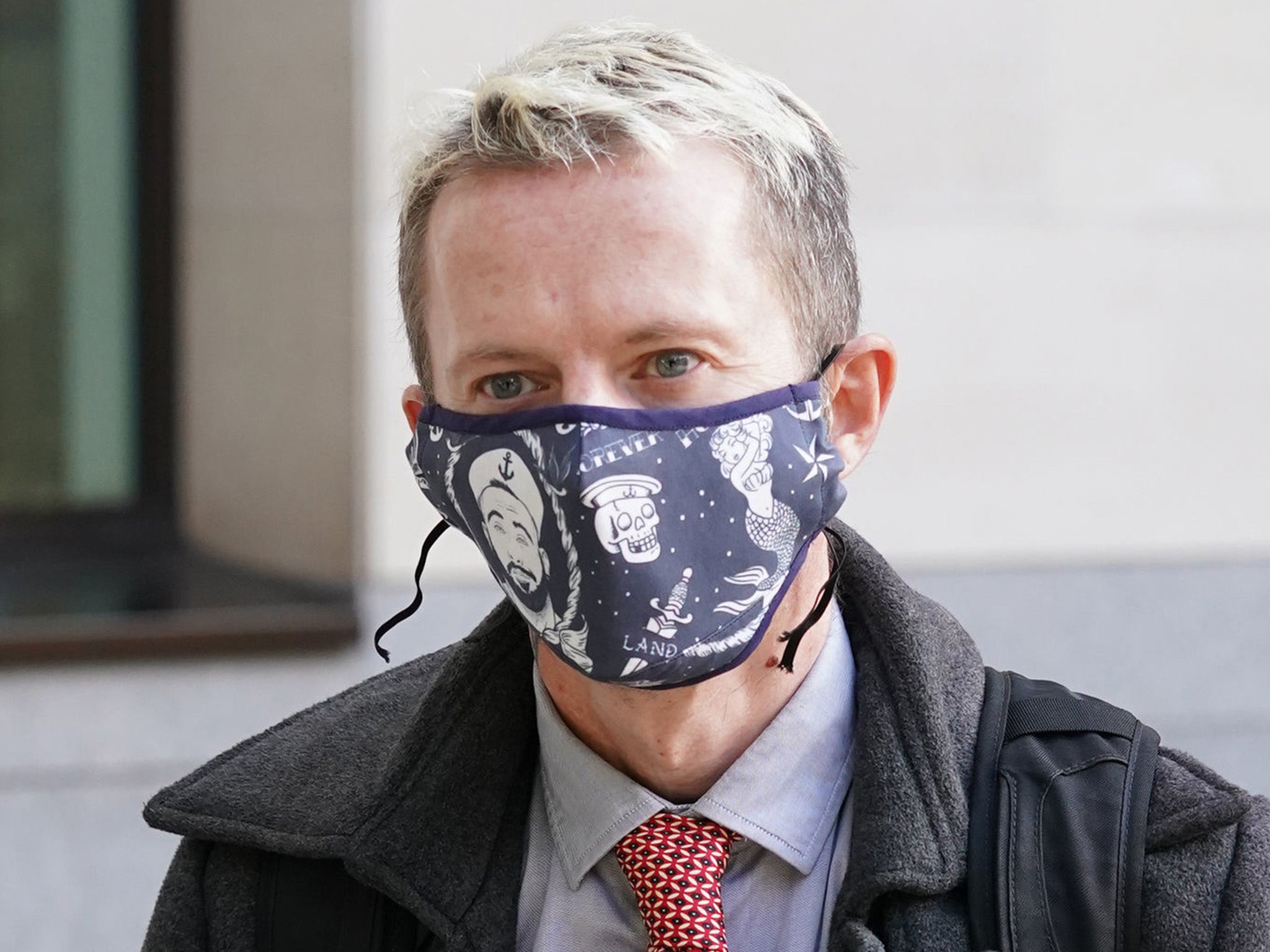 David Knott leaves Westminster Magistrates' Court in London