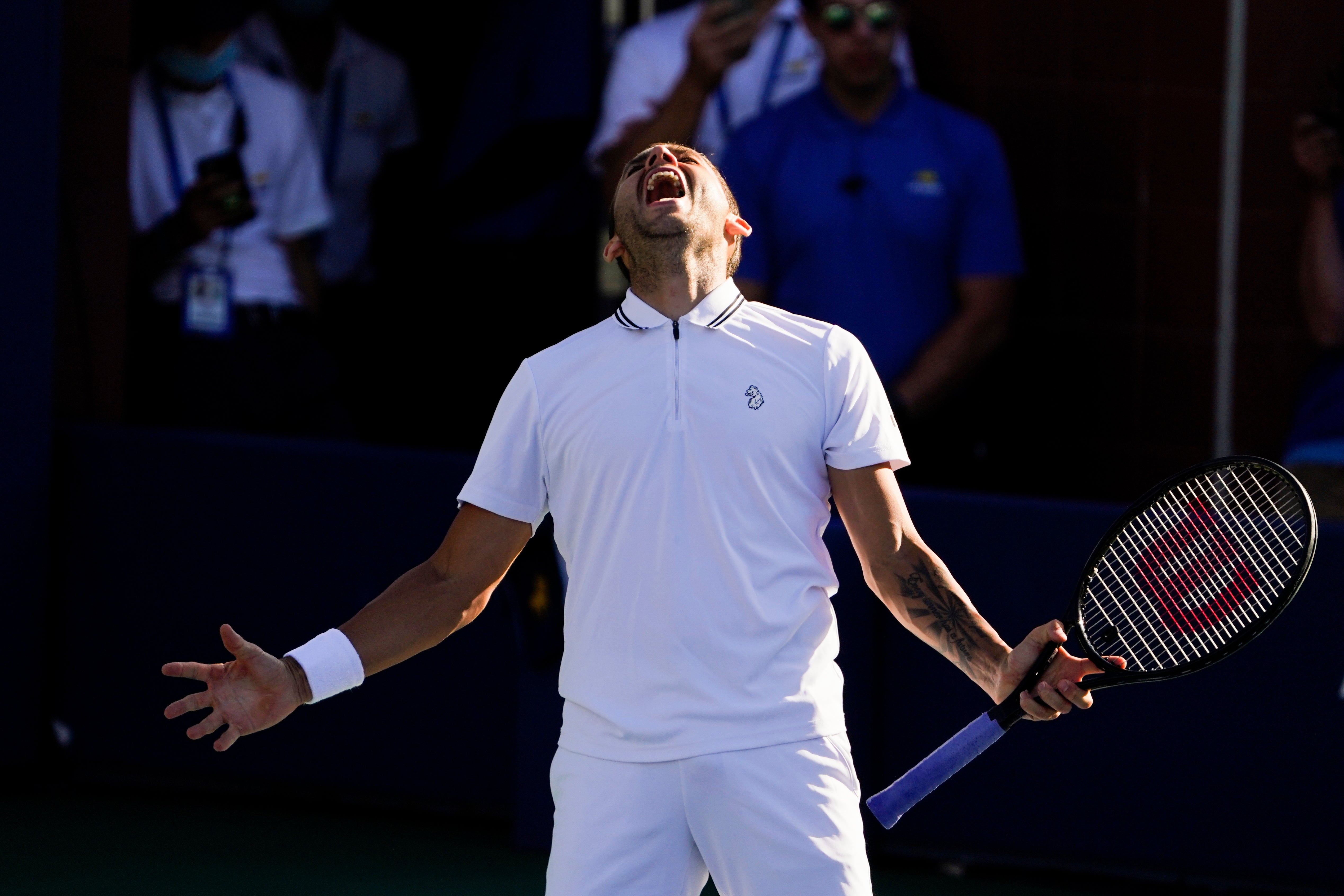 Dan Evans reached the US Open fourth round for the first time (John Minchillo/AP)