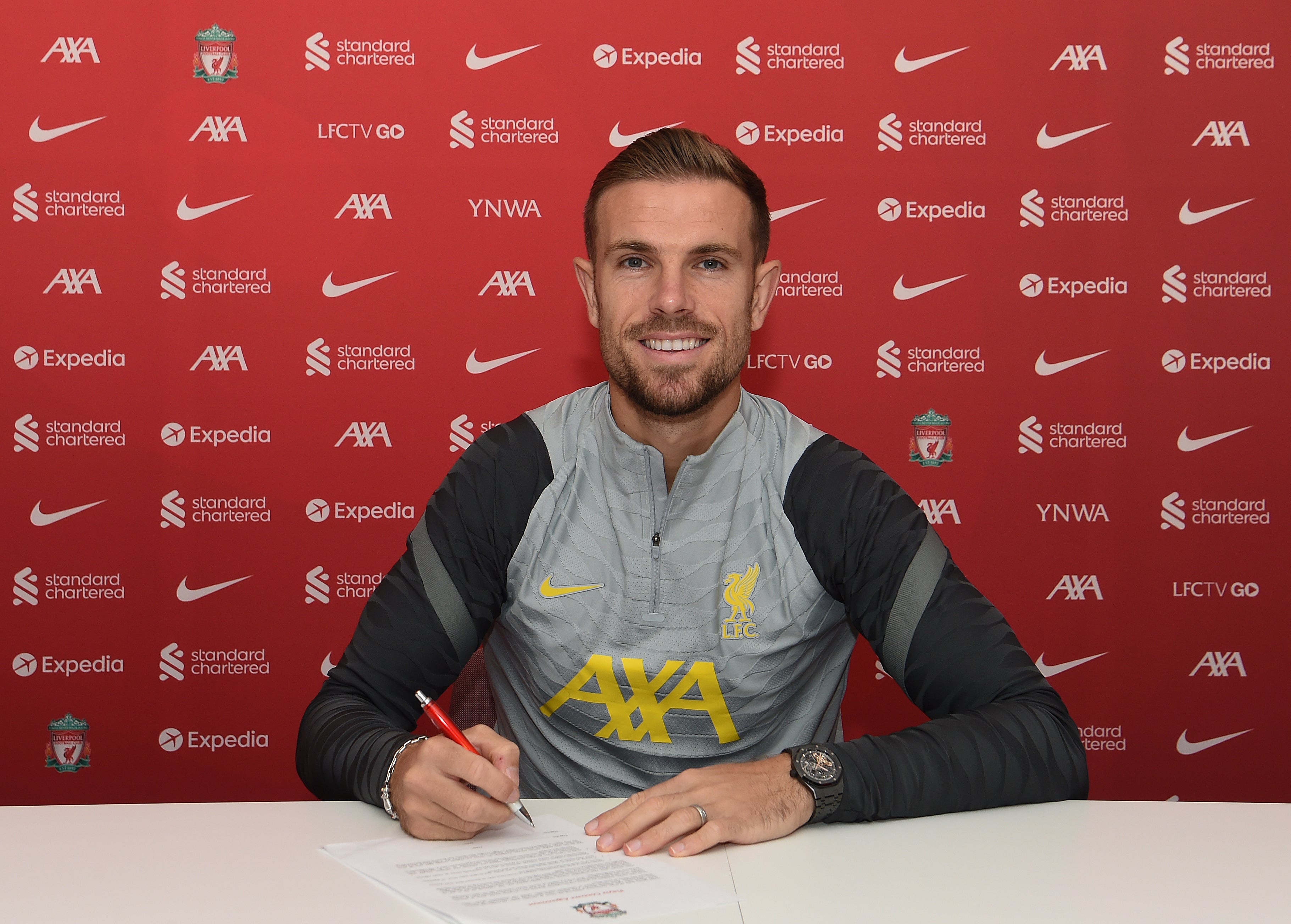 Henderson extended his Liverpool contract by four years this summer