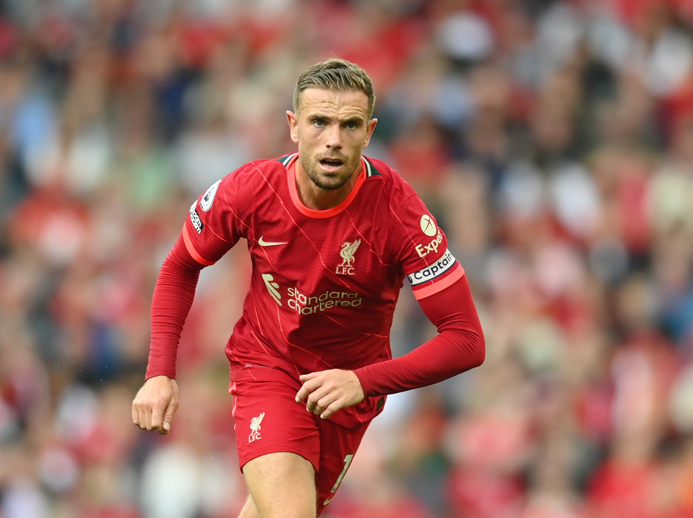 Liverpool captain and England midfielder Jordan Henderson