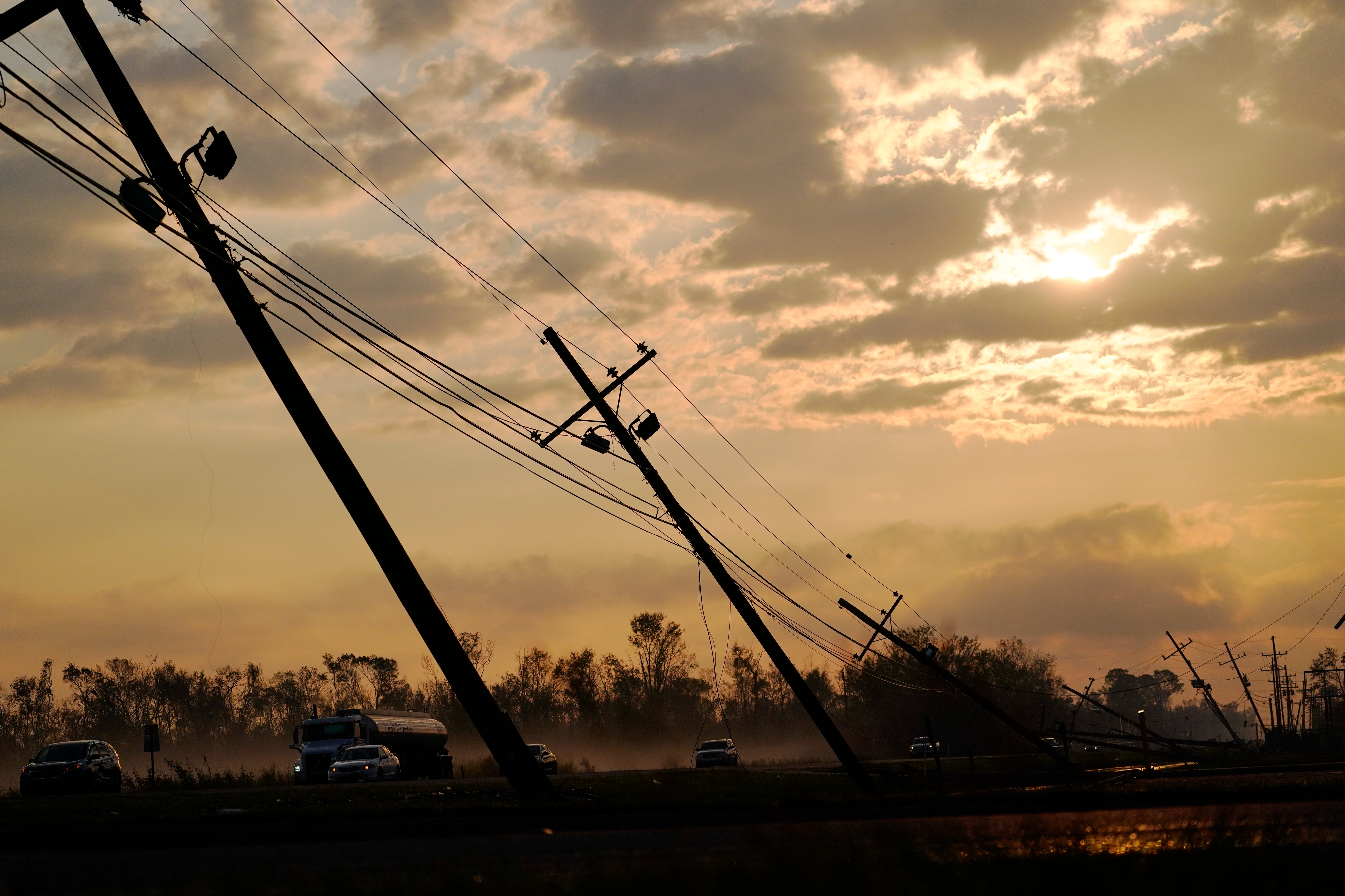 Hurricane Ida Power Grid