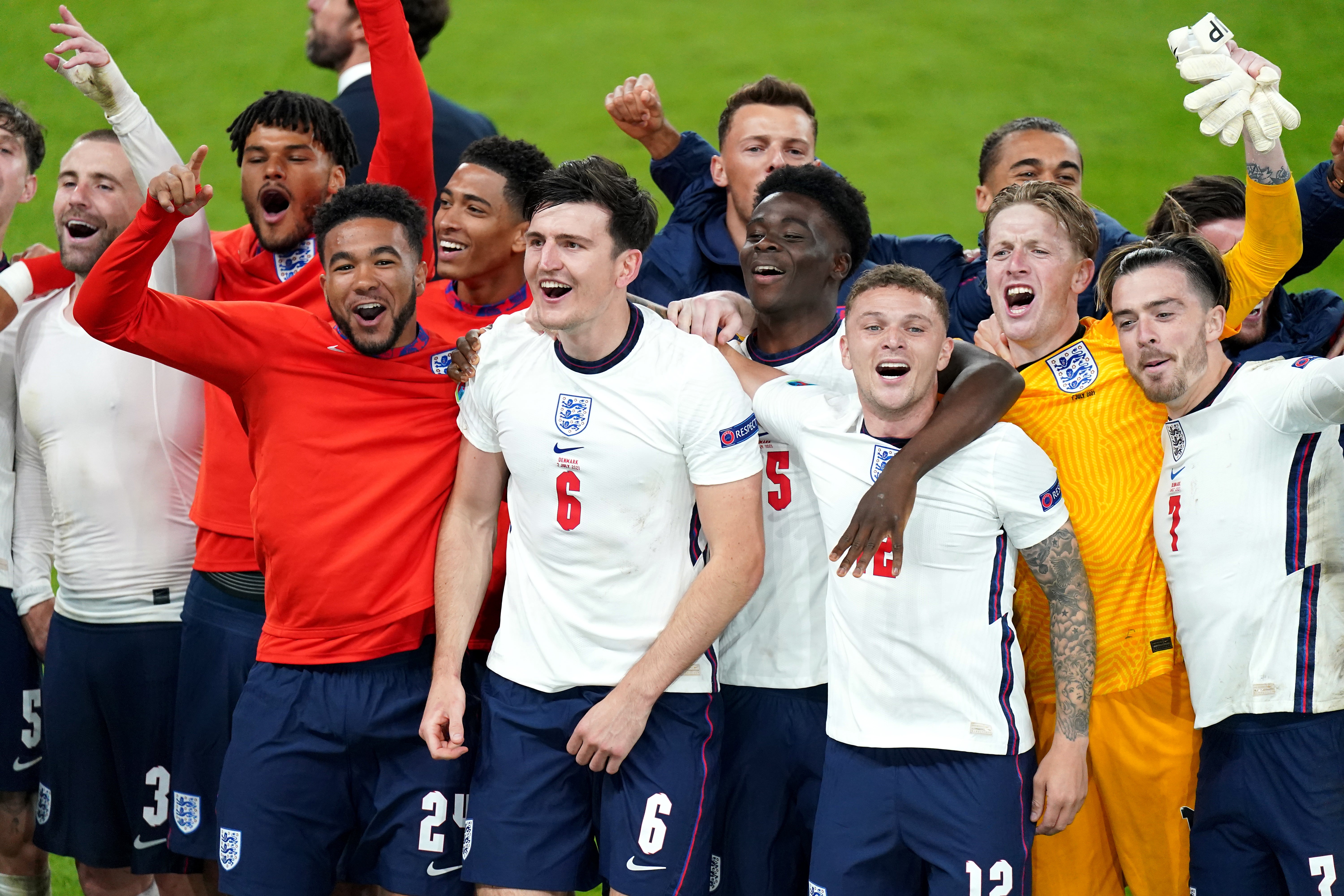 England are back at Wembley (Mike Egerton/PA)