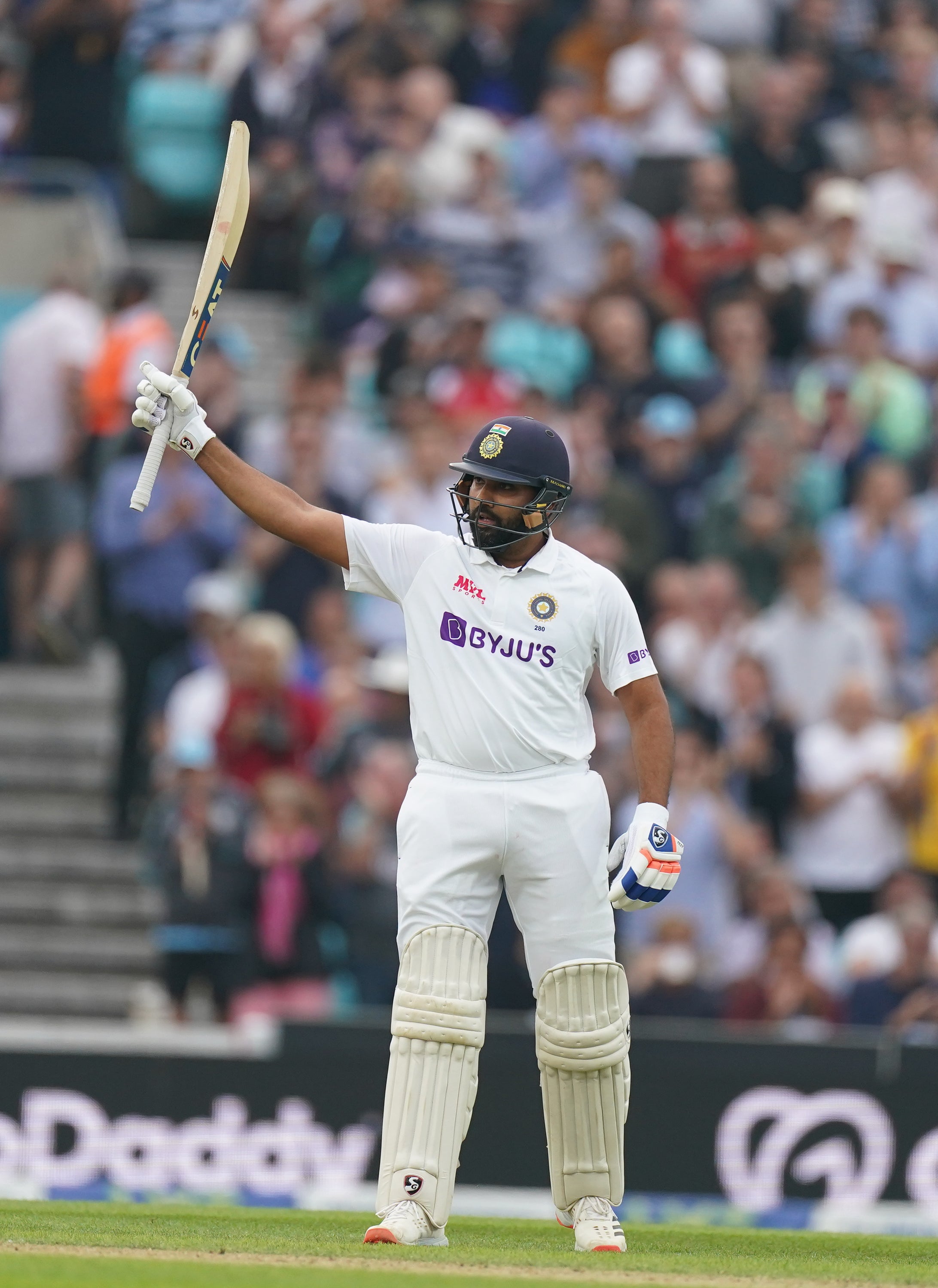 Rohit Sharma got a century for India (Adam Davy/PA)