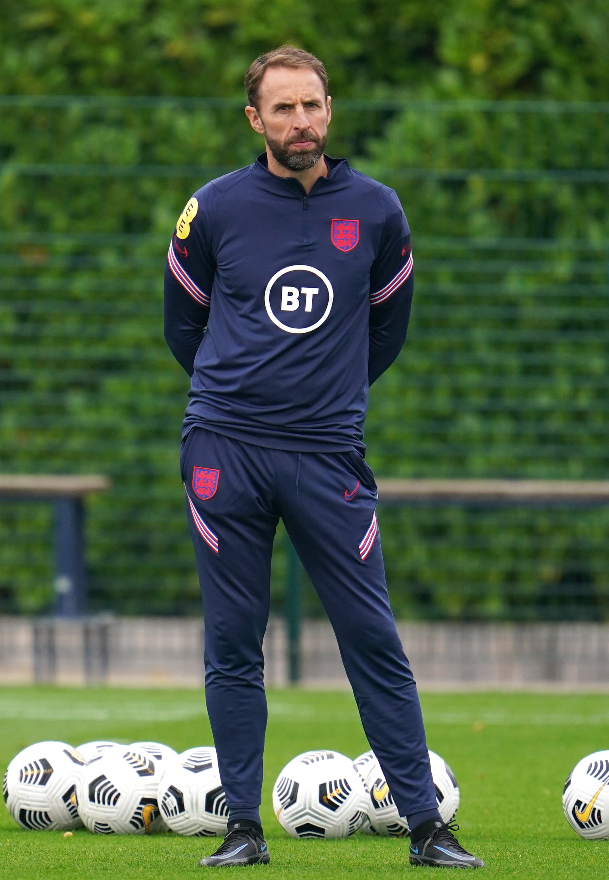 England boss Gareth Southgate is gearing up for Sunday’s match with Andorra (Nick Potts/PA).