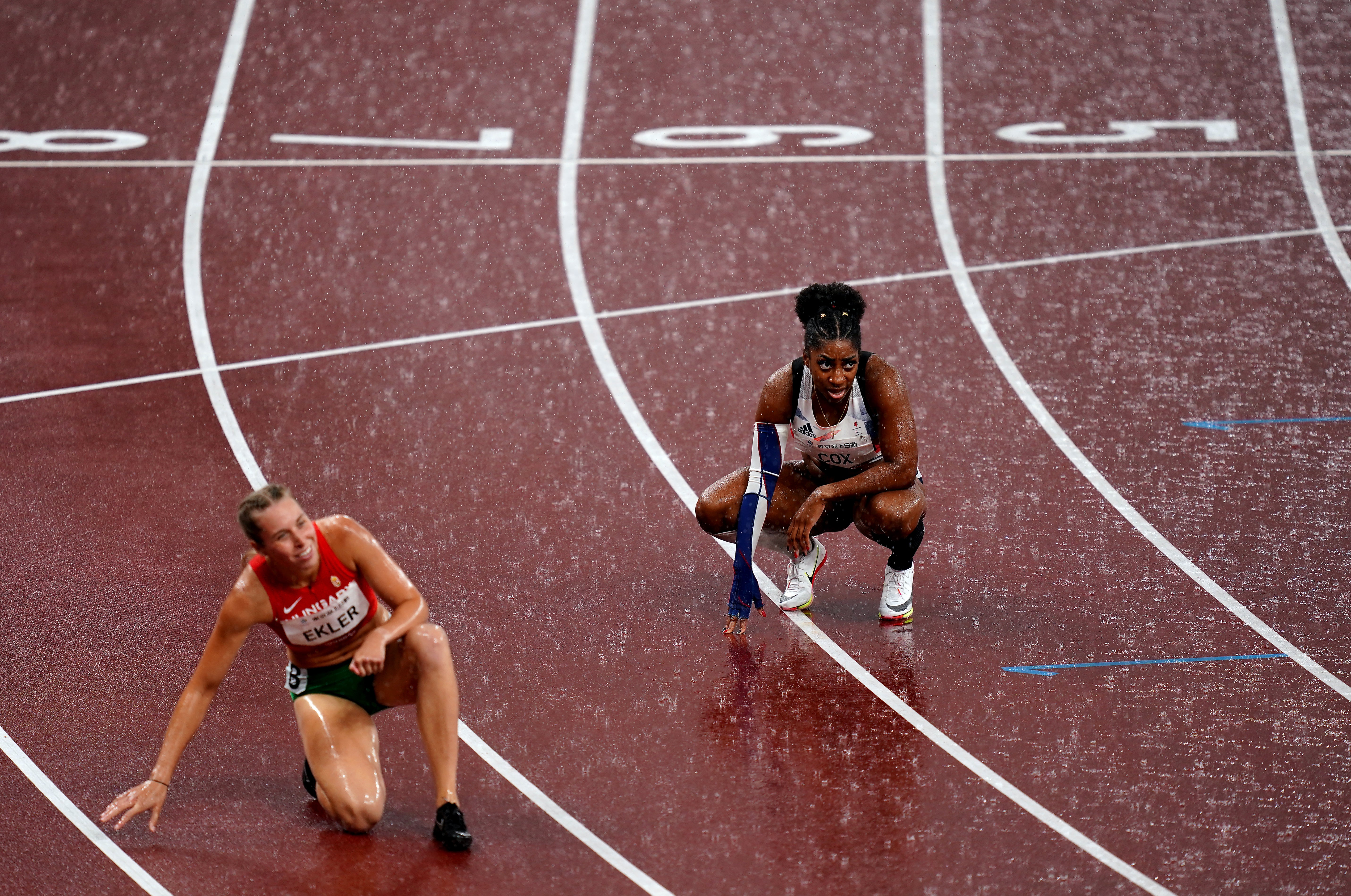 Kadeena Cox of Great Britain after finishing fourth in the Women’s 400m – T38 Final at the Olympic Stadium on day eleven of the Tokyo 2020 Paralympic Games in Japan. Picture date: Saturday September 4, 2021.