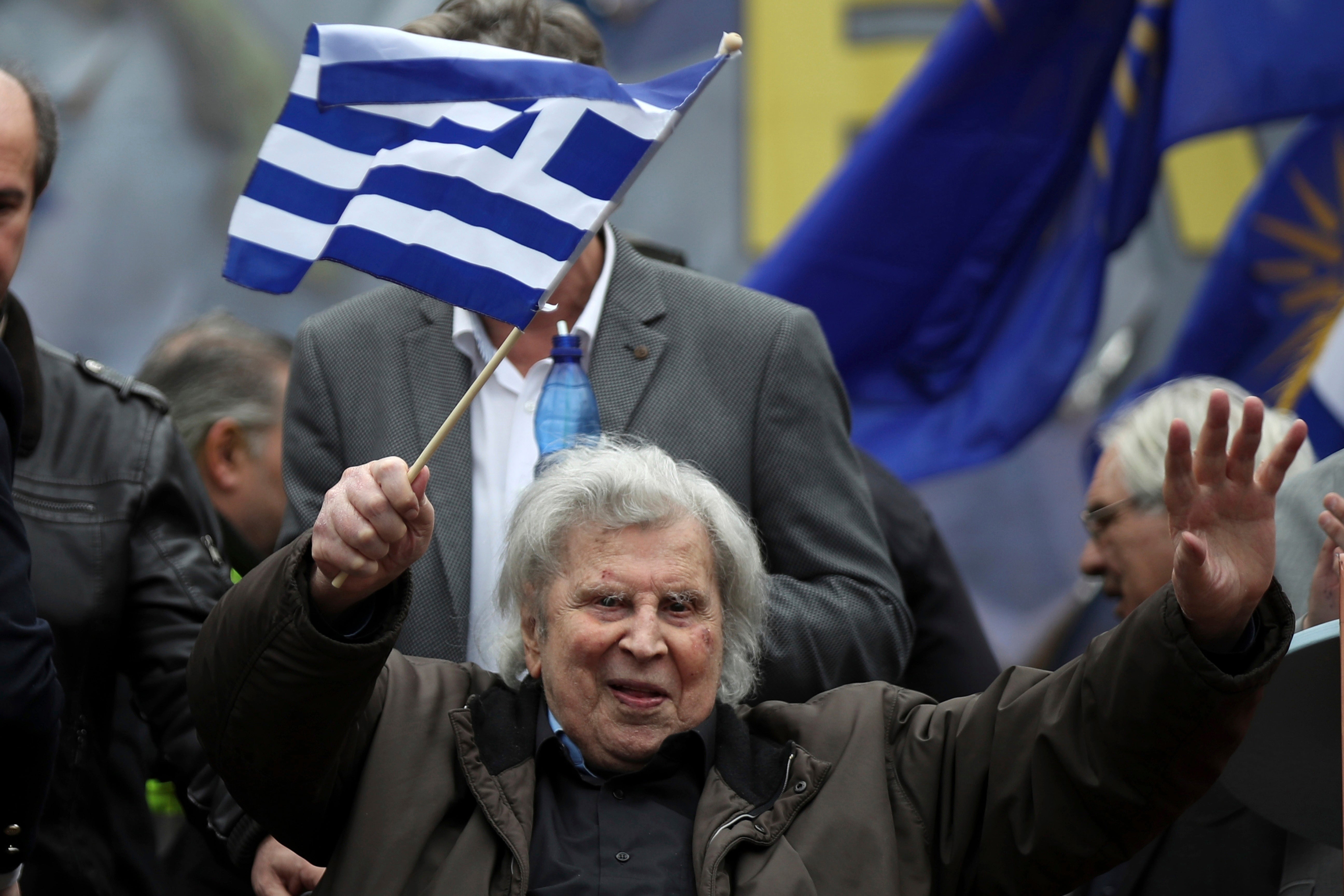 Greece Obit Theodorakis