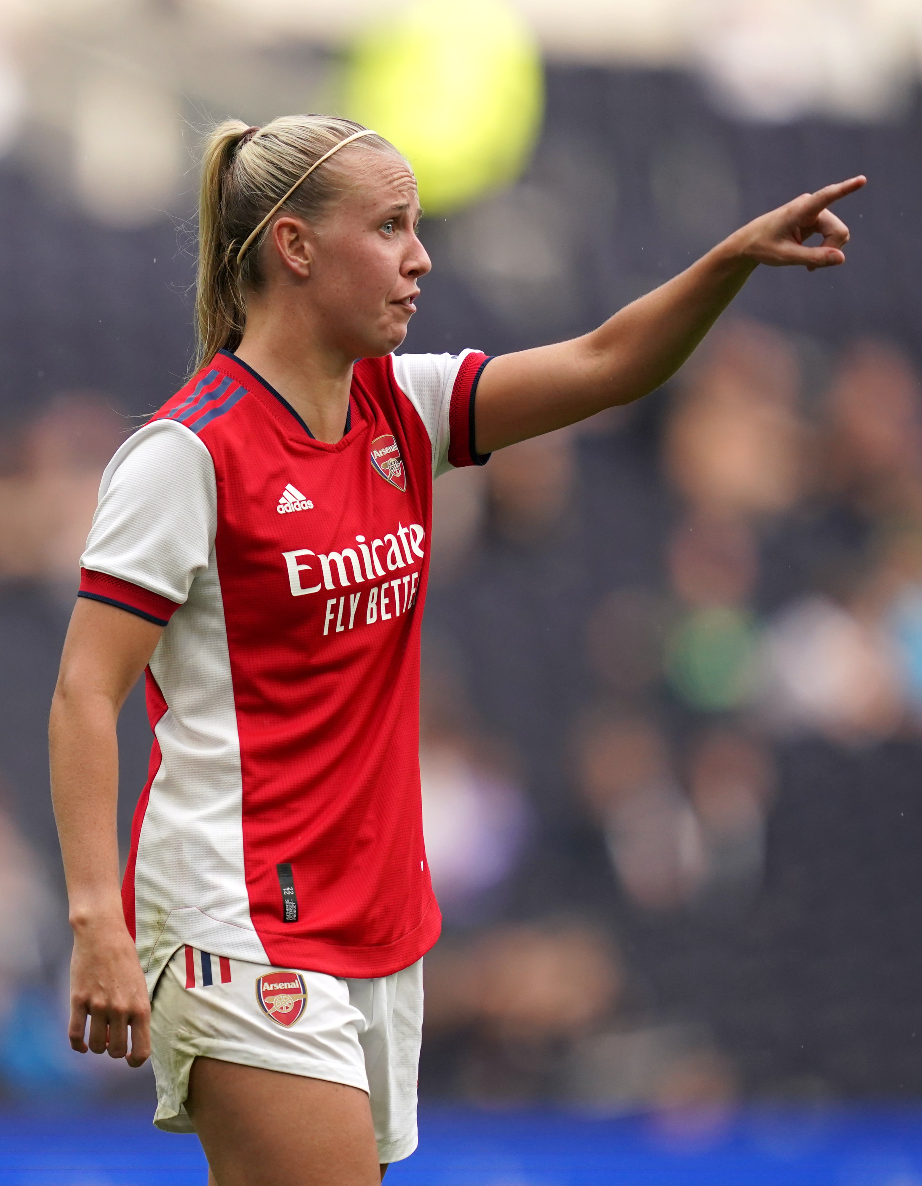 Beth Mead handed Arsenal a winning start to the WSL campaign with a brace against Chelsea (John Walton/PA)