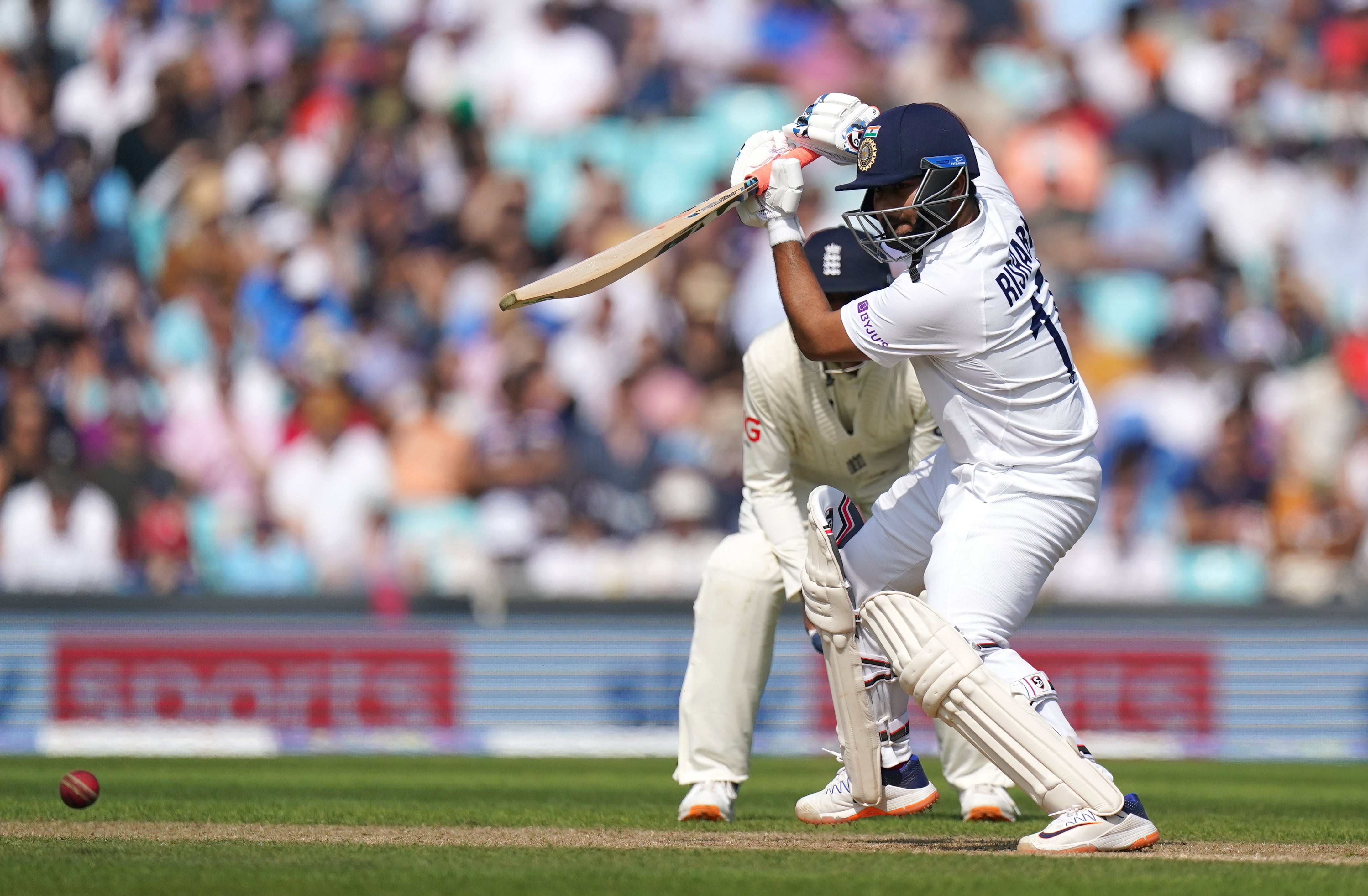 Rishabh Pant scored 50 for India (Adam Davy/PA)