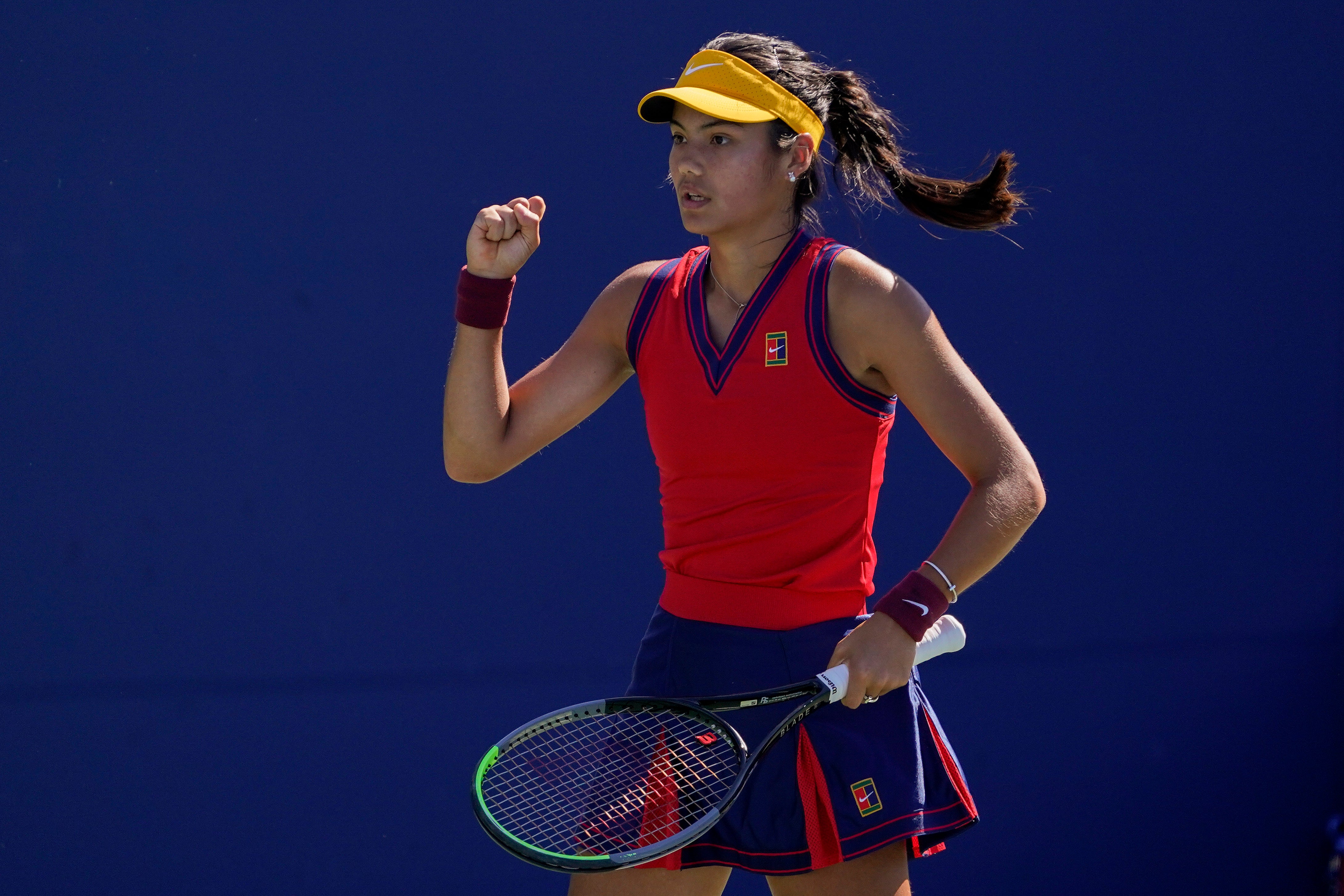 Emma Raducanu faces Shelby Rogers in round four (Seth Wenig/AP)