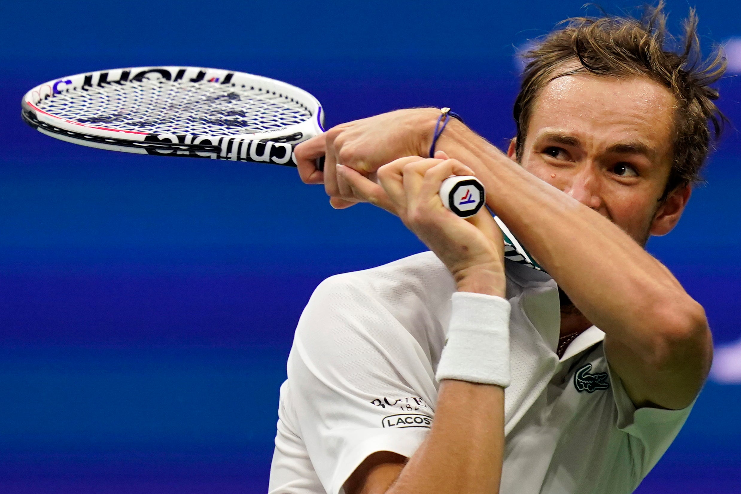 Daniil Medvedev looks in ominous form (Seth Wenig/AP)