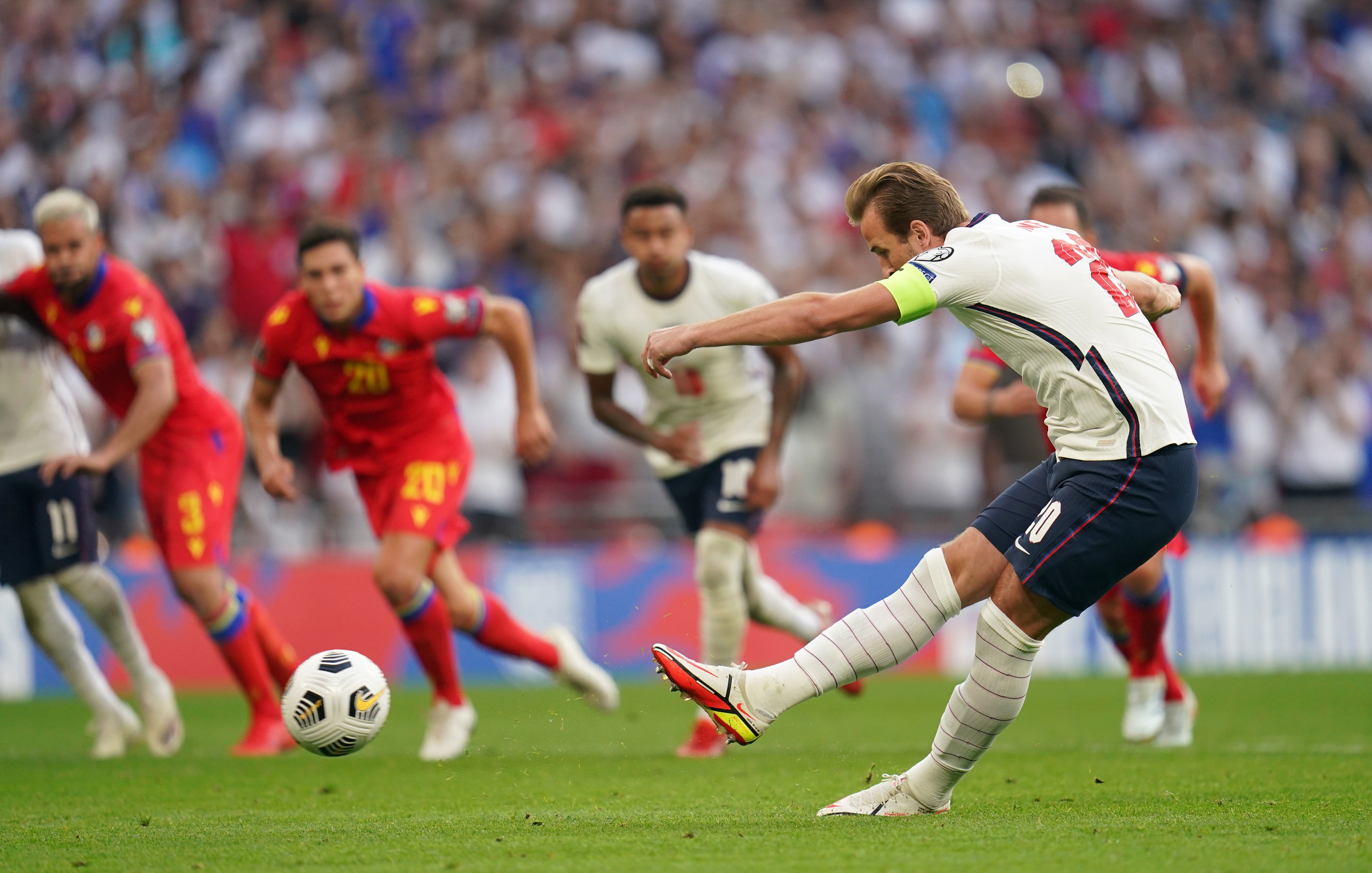 Harry Kane scores against Andorra (Nick Potts/PA)