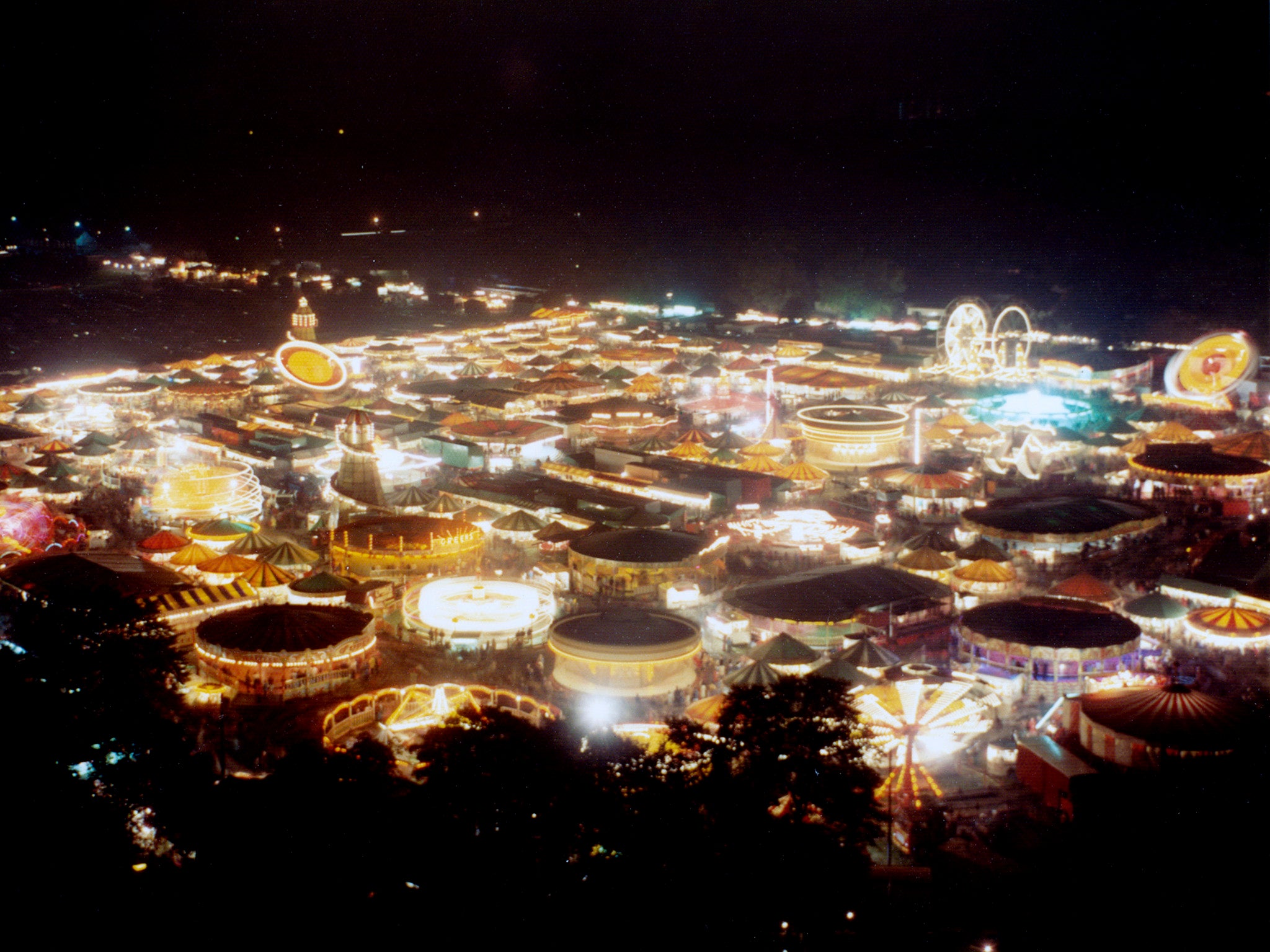 The Goose Fair took place every autumn in Nottingham