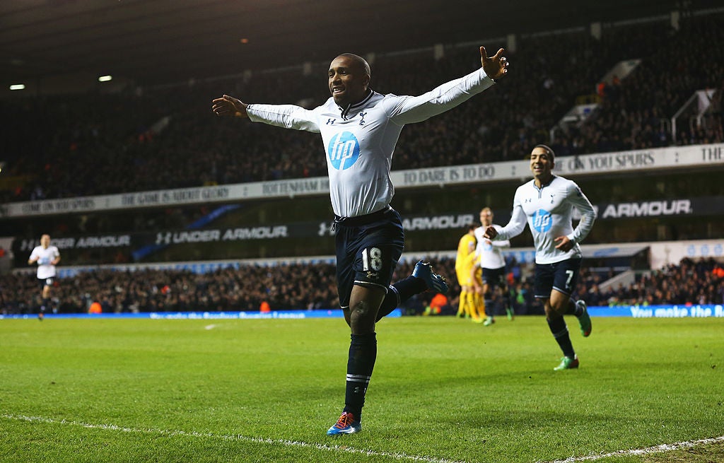 Jermaine Defoe scored 91 of his 162 top-flight goals for Tottenham