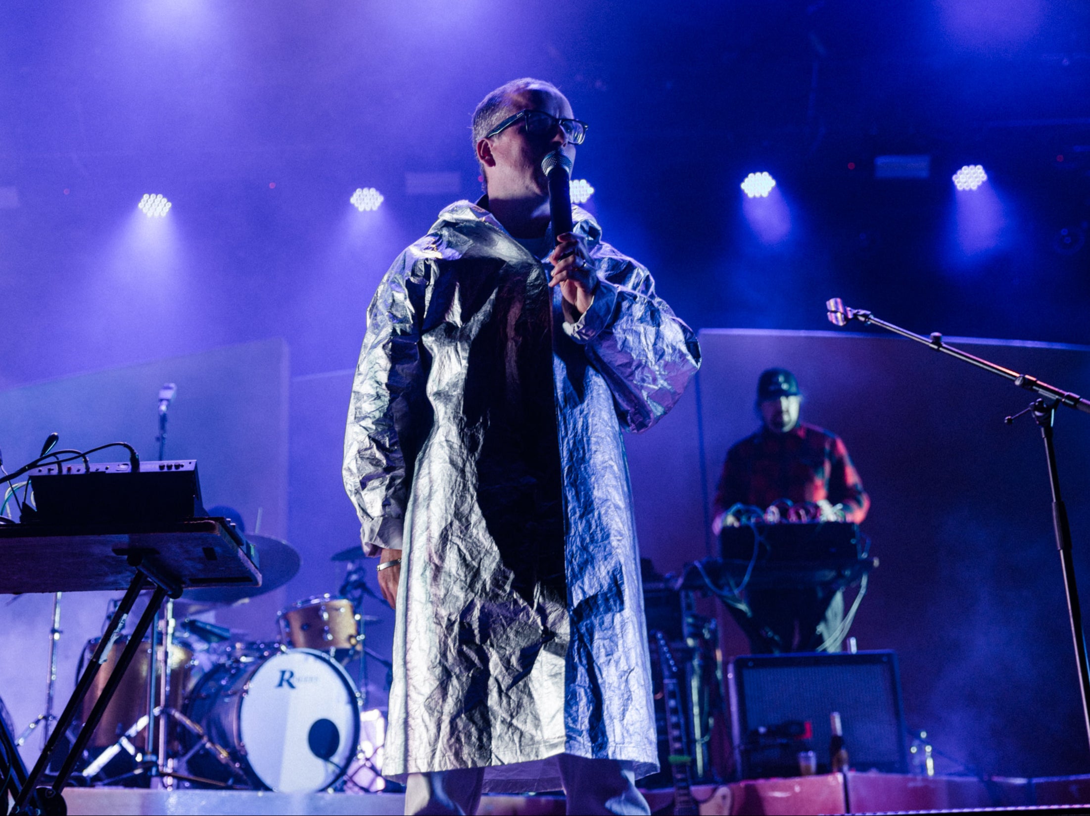 Alexis Taylor of Hot Chip performing at End of the Road festival