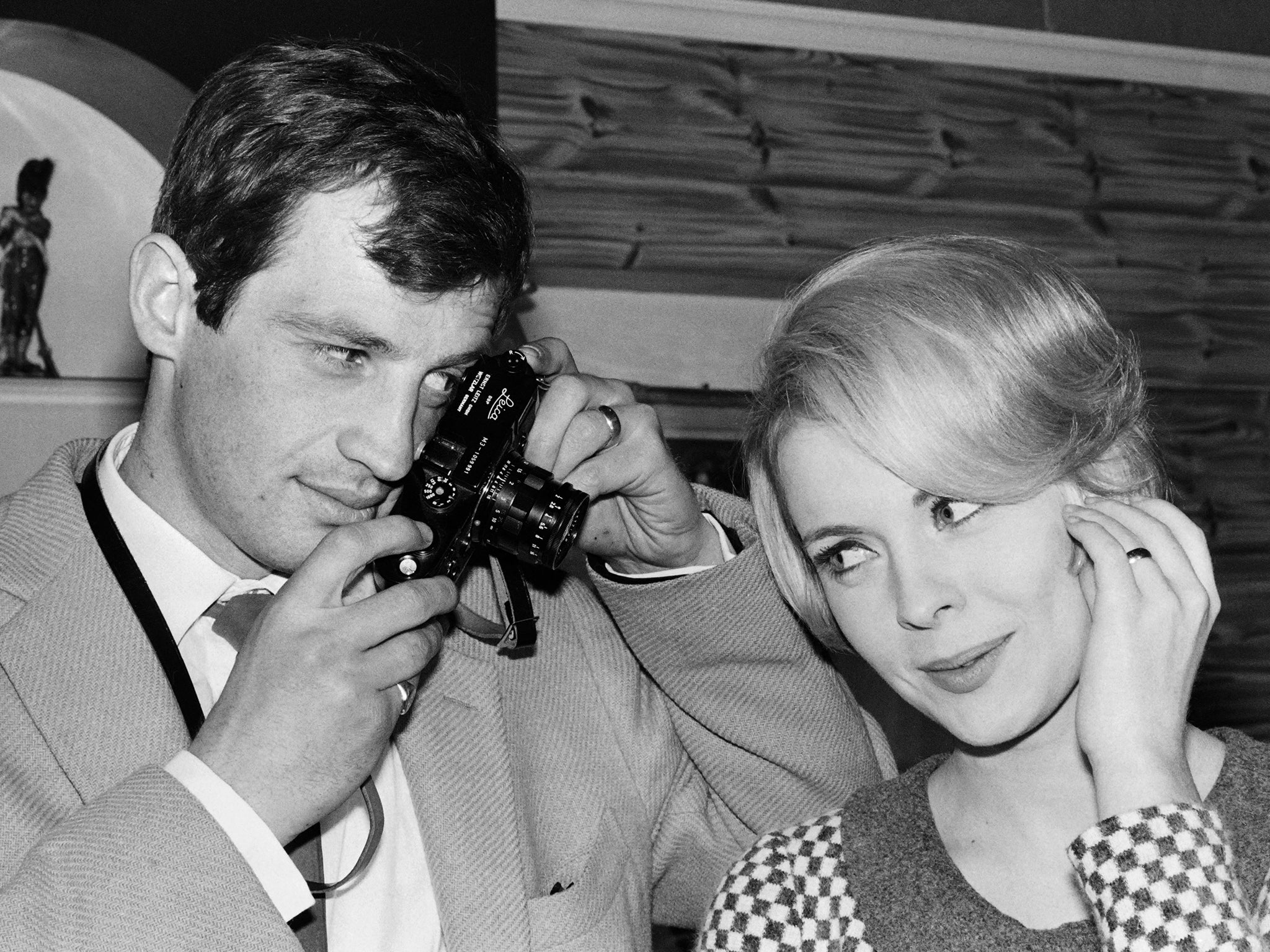 Belmondo with his ‘Breathless’ co-star Jean Seberg in 1964