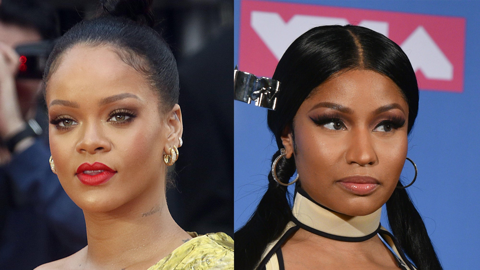 Rihanna and Nicki Minaj reunited for a play date (Alamy/PA)