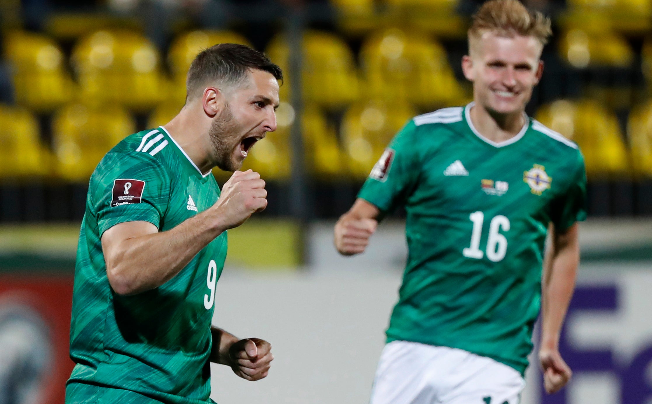 Northern Ireland must try to build on Thursday’s win over Lithuania when Switzerland visit on Wednesday (Mindaugas Kulbis/AP)