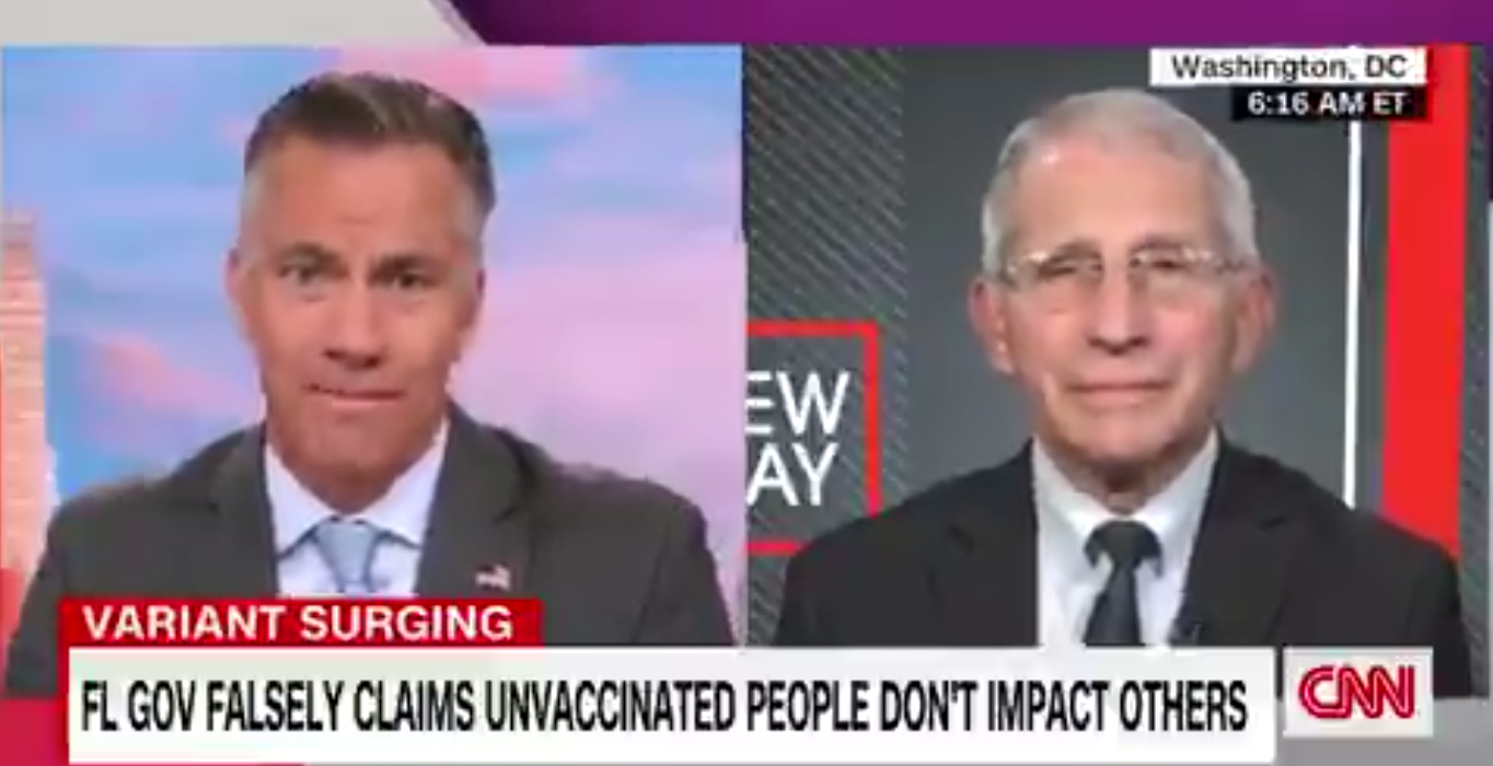 Fauci hits back at Ron DeSantis claim that vaccinations don’t ‘impact me or anyone else’