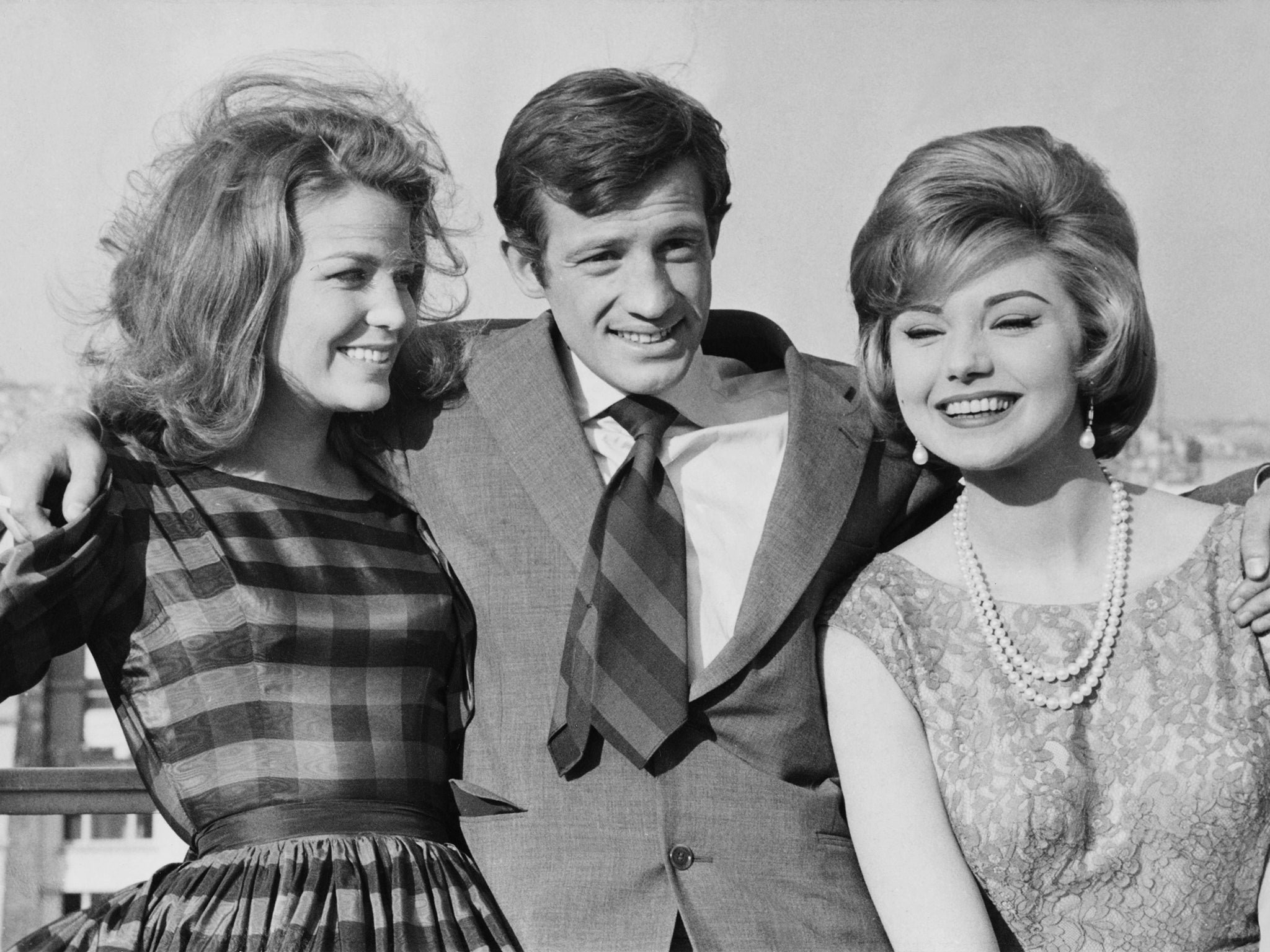 Belmondo with Alexandra Stewart (left) and Sylva Koscina, his co-stars in 1960’s ‘Les Distractions’