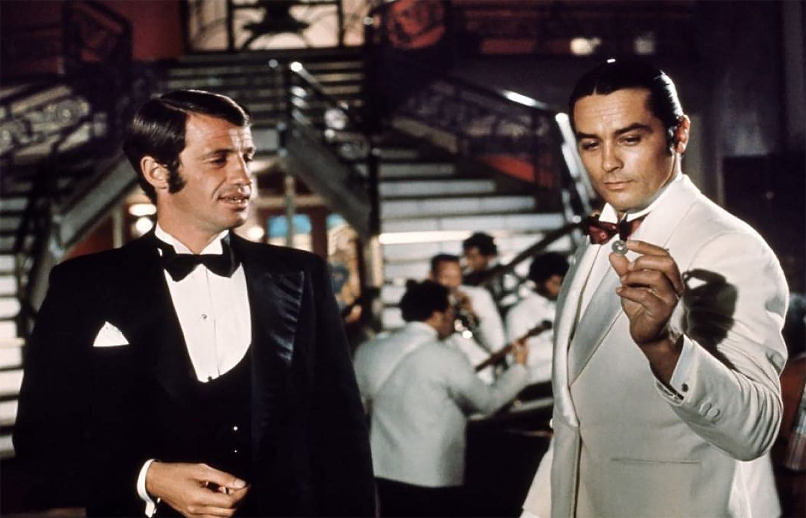 Alongside Alain Delon in ‘Borsalino’