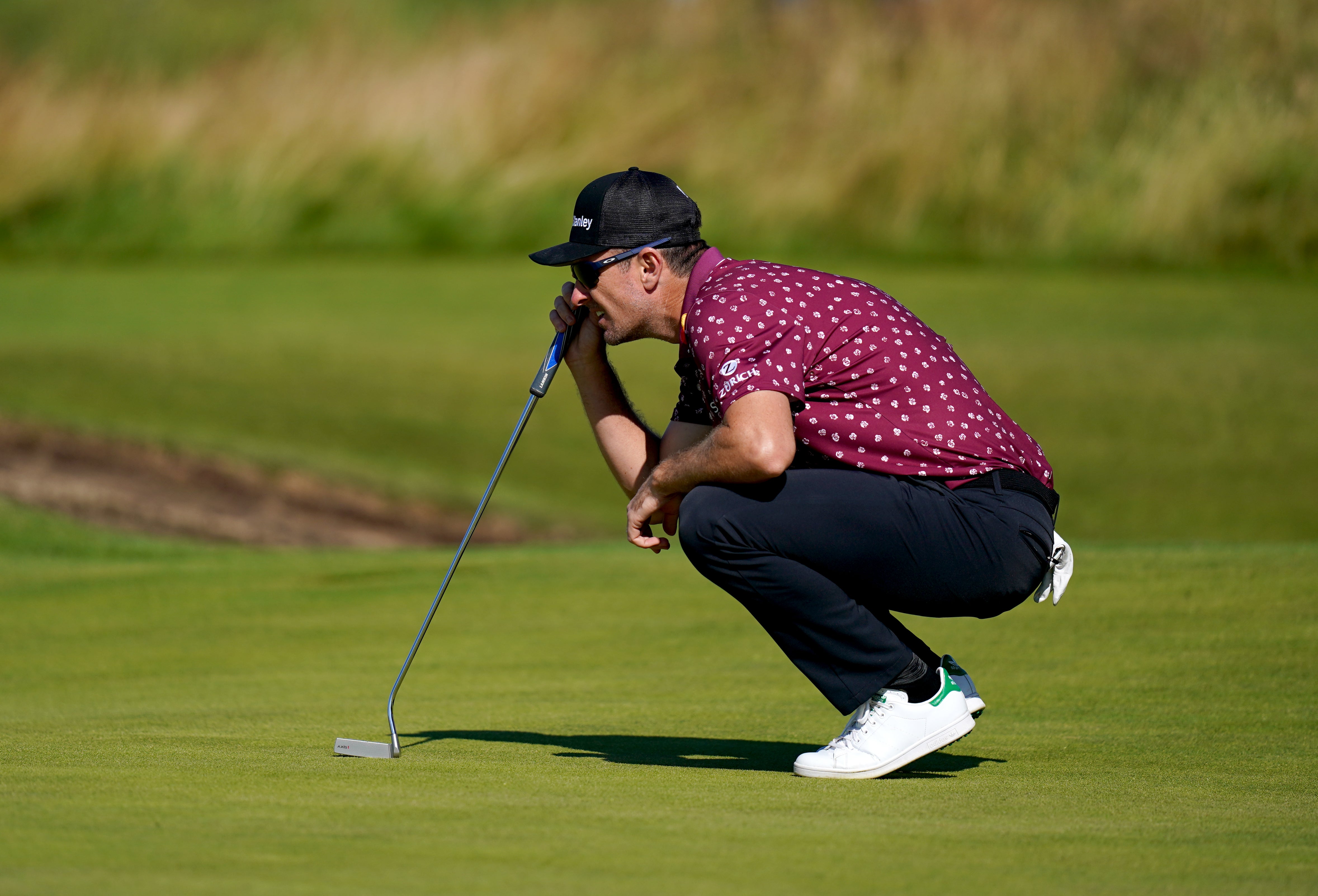 Justin Rose during day two of the Open at Royal St George’s (Gareth Fuller/PA)