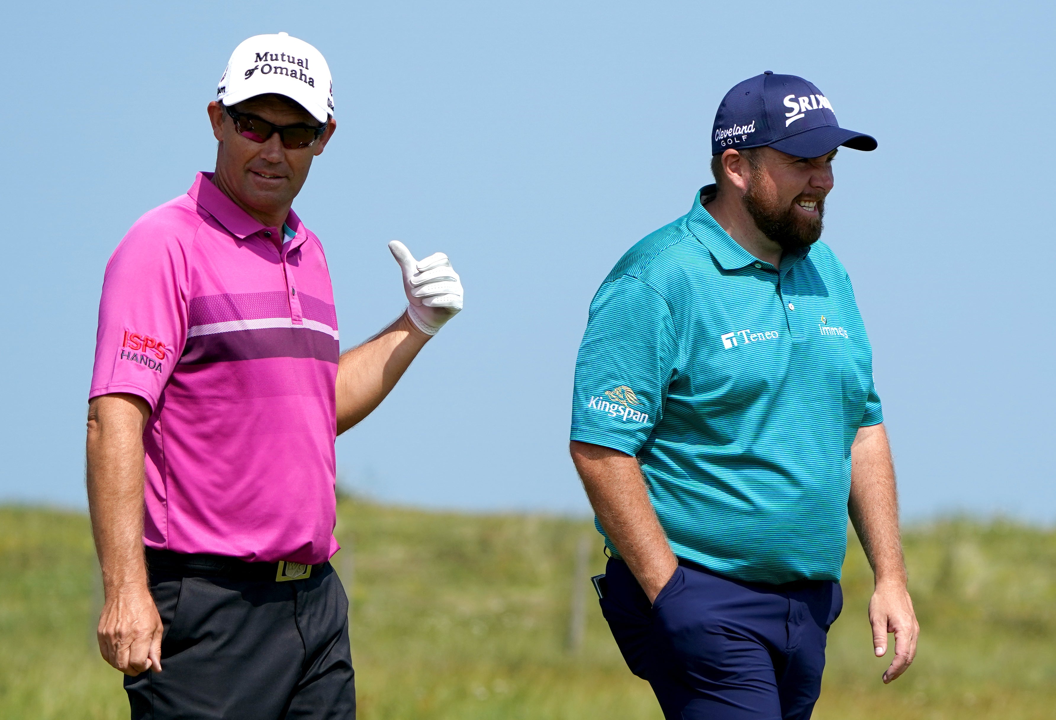 Shane Lowry (right) could leave friend and Ryder Cup captain Padraig Harrington with a tough decision on Sunday (Gareth Fuller/PA)